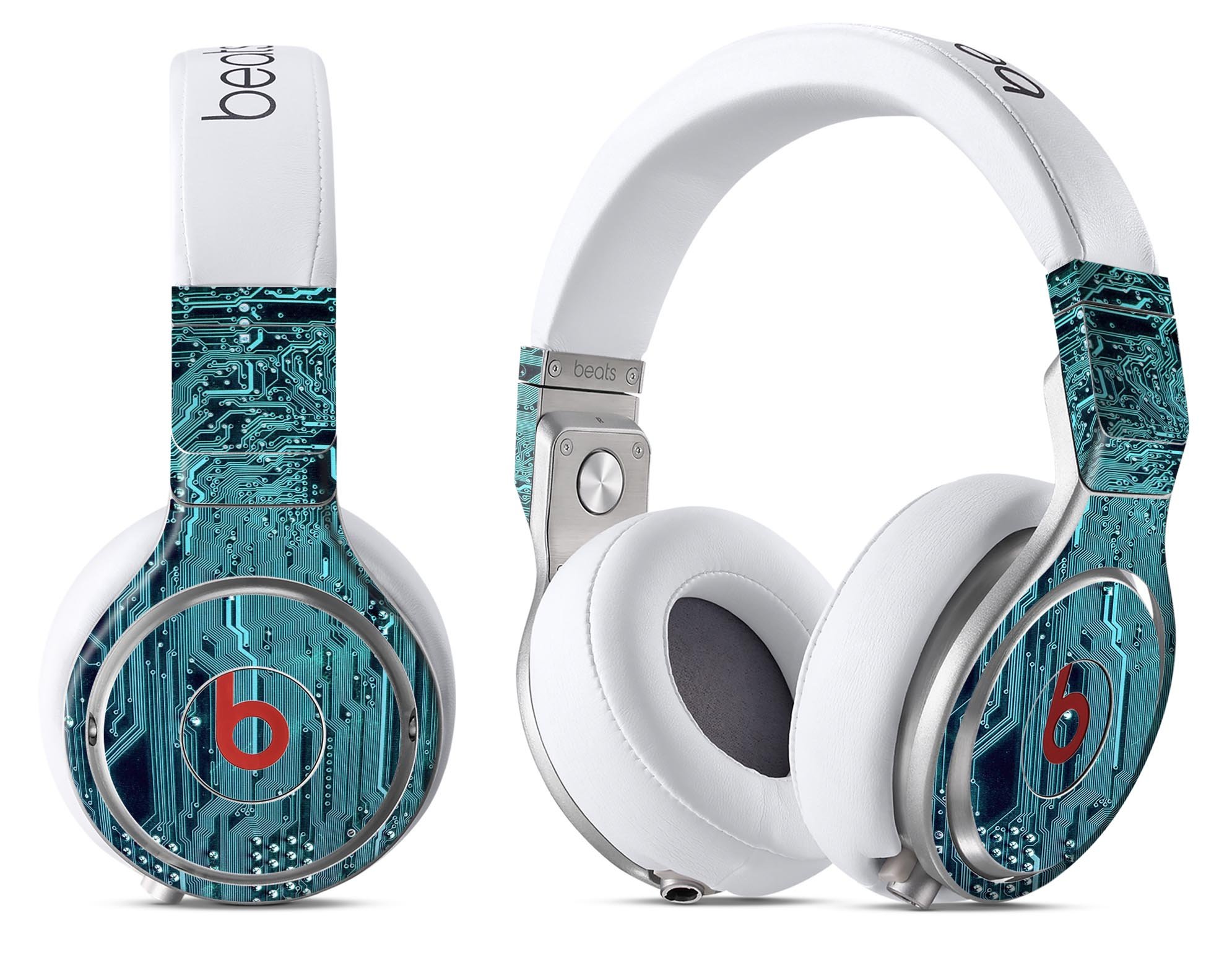 Electric Circuit Board V5 skin decal wrap kit for Beats by Dre, showcasing vibrant design and precise fit.