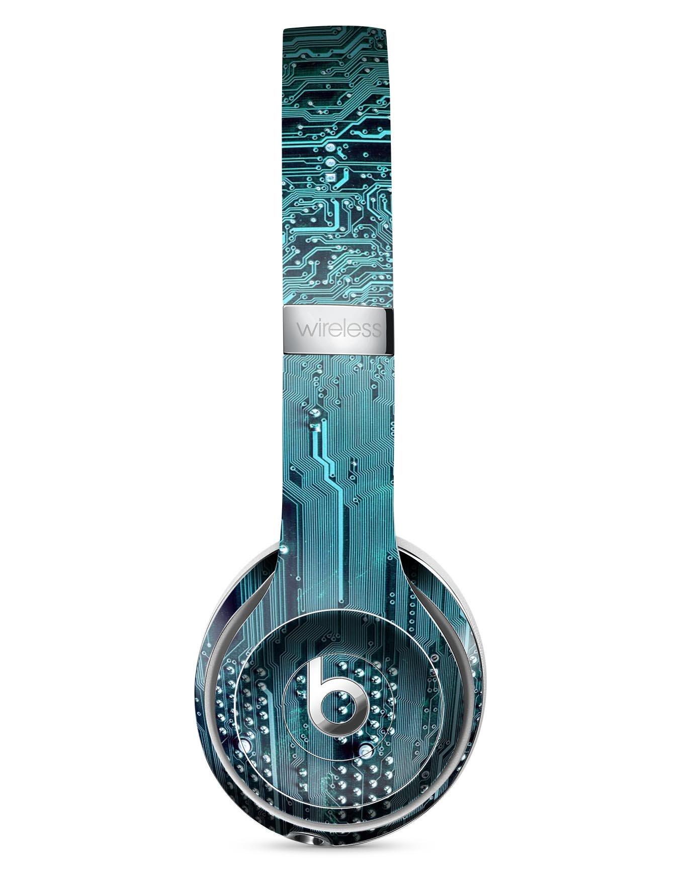 Electric Circuit Board V5 skin decal wrap kit for Beats by Dre, showcasing vibrant design and precise fit.