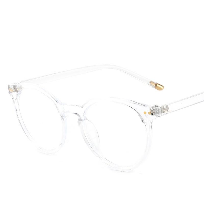 EP Big Frame Round Glasses with anti-blue light lenses, stylish design suitable for web celebrities.