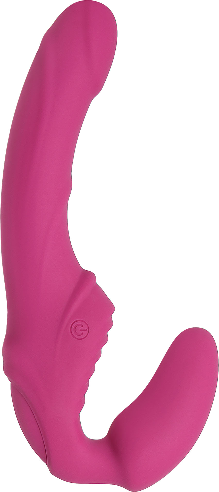 Pink silicone vibrating adult toy