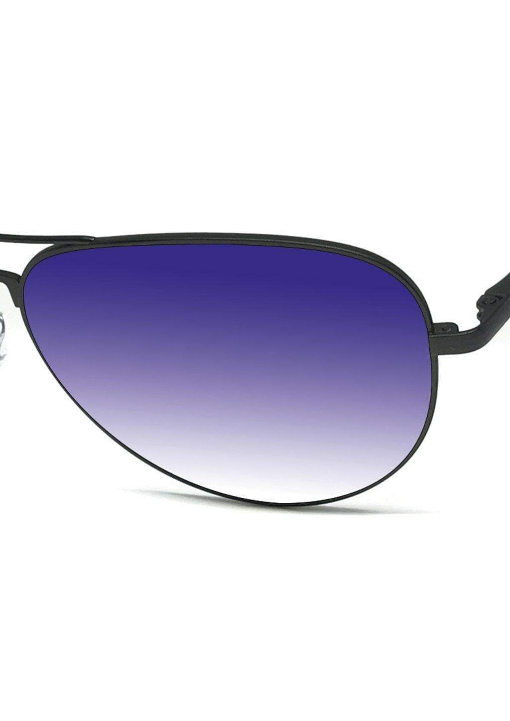 Gradient-lens aviator sunglasses close-up.