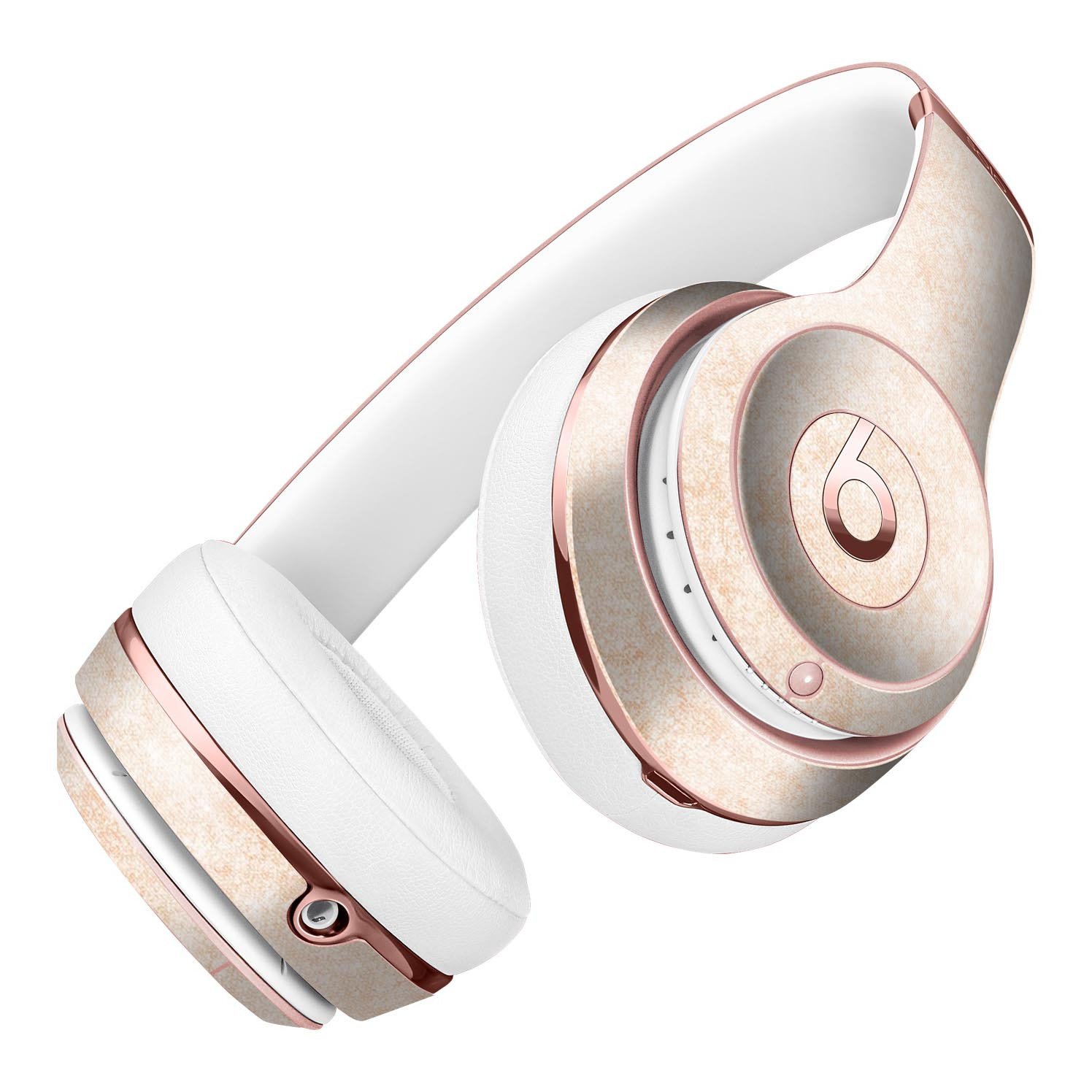 Faded Coral and White SunRise Full-Body Skin Kit designed for Beats by Dre Solo 3 Wireless Headphones, showcasing vibrant colors and sleek design.