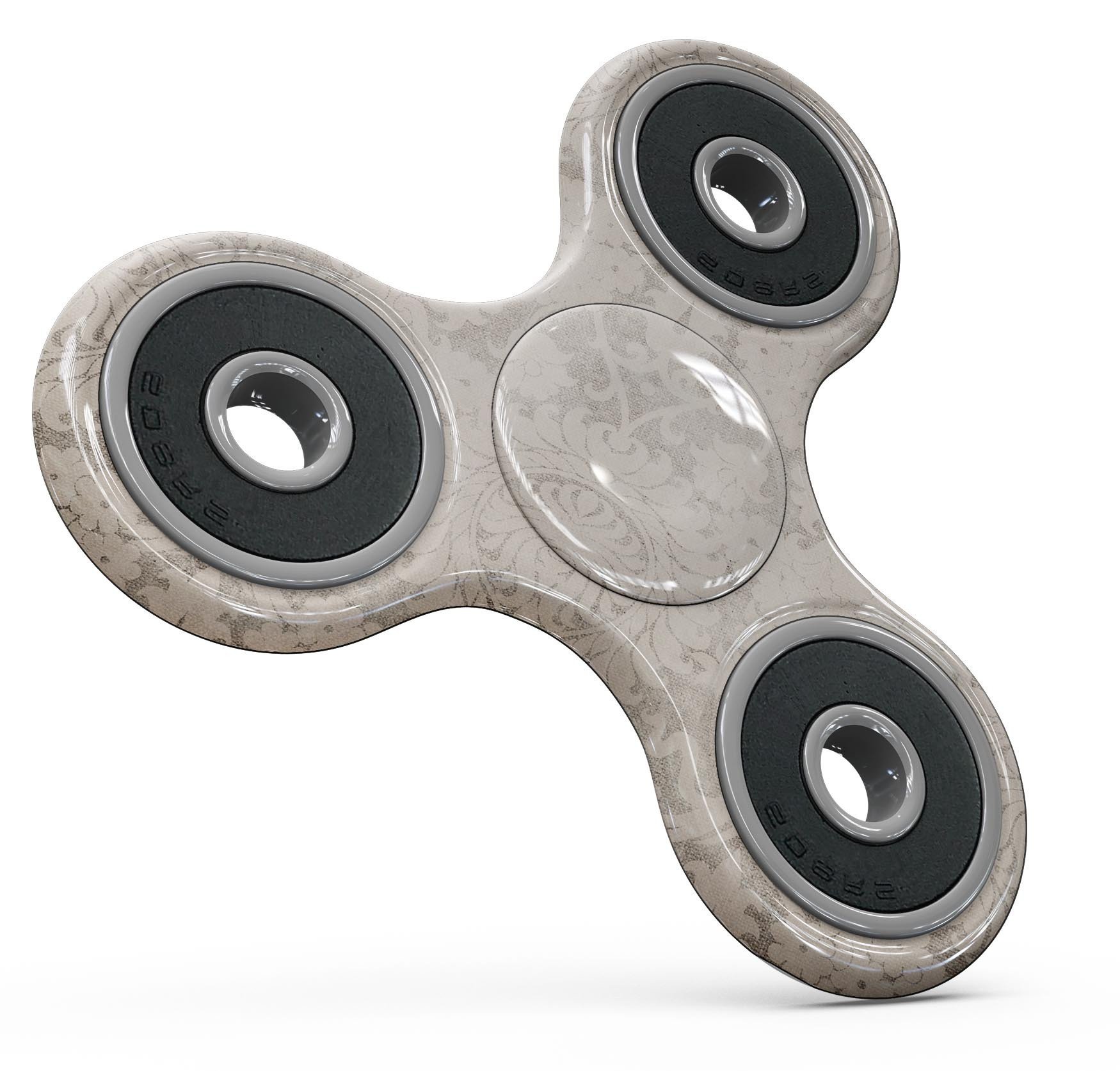 Faded grunge pattern skin kit for fidget spinner, showcasing vibrant colors and unique design.