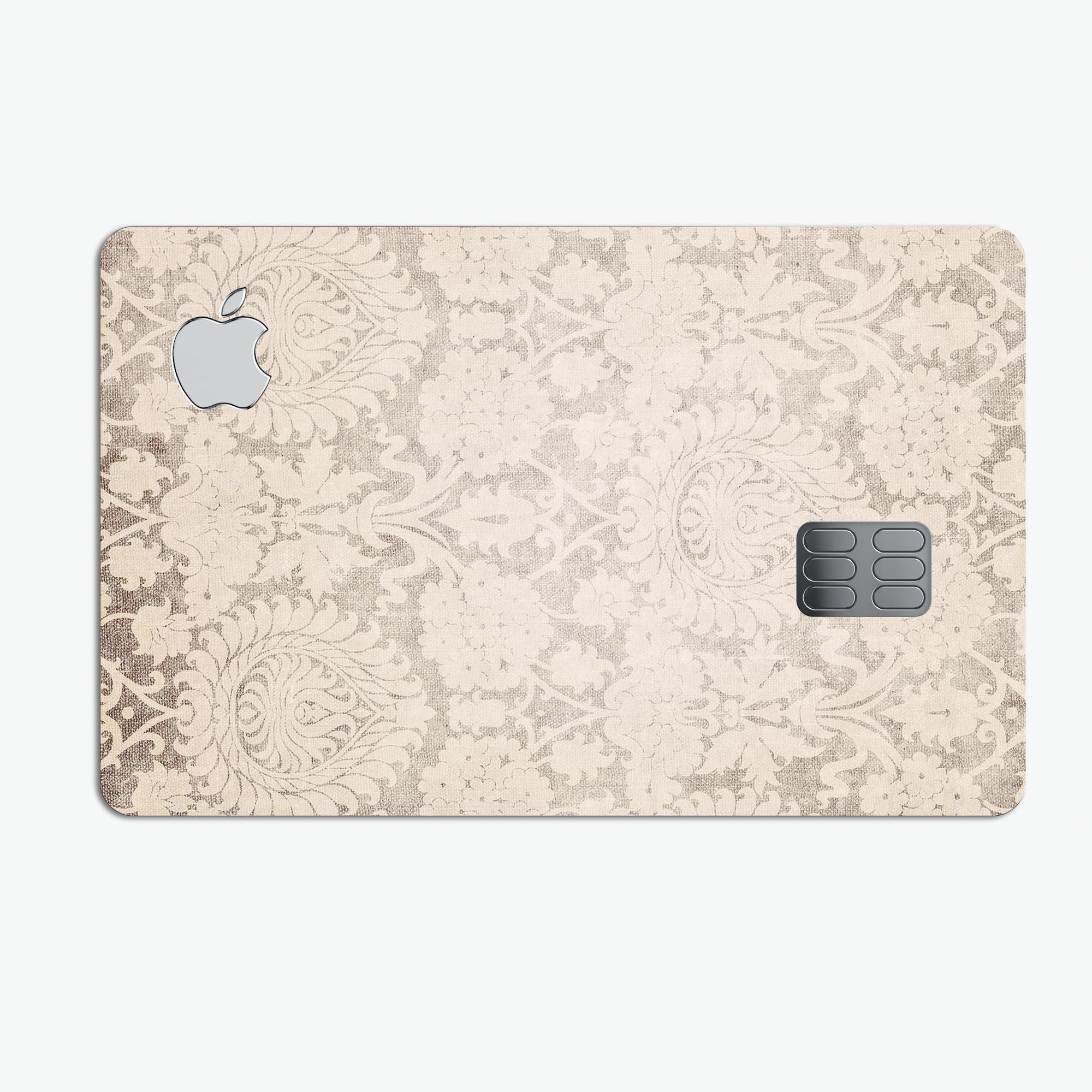 Faded Grunge Pattern skin decal for Apple Card, showcasing a stylish design with premium vinyl material.