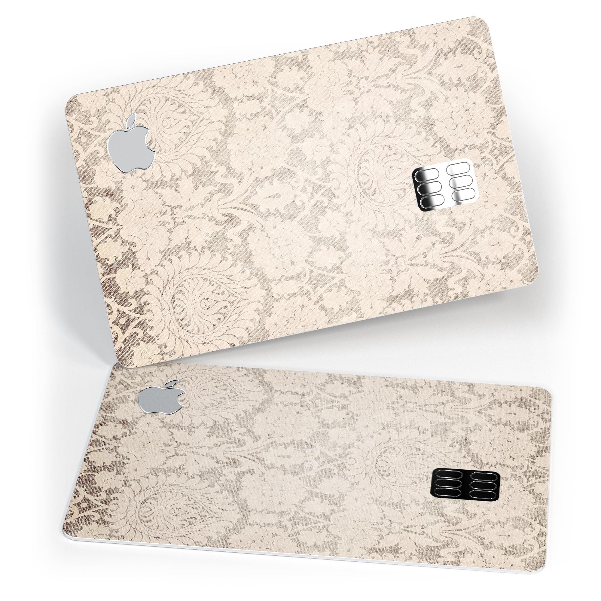 Faded Grunge Pattern skin decal for Apple Card, showcasing a stylish design with premium vinyl material.