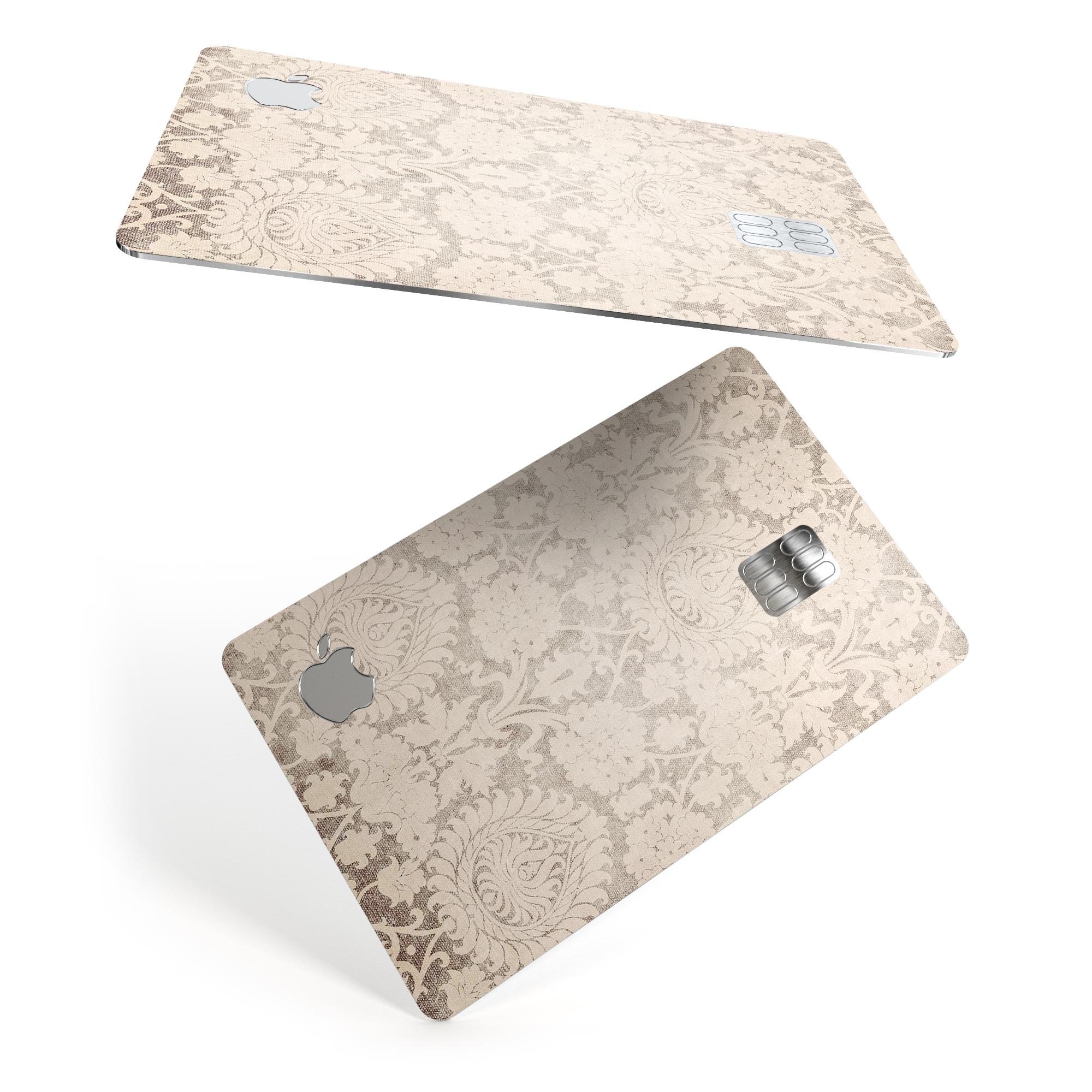 Faded Grunge Pattern skin decal for Apple Card, showcasing a stylish design with premium vinyl material.