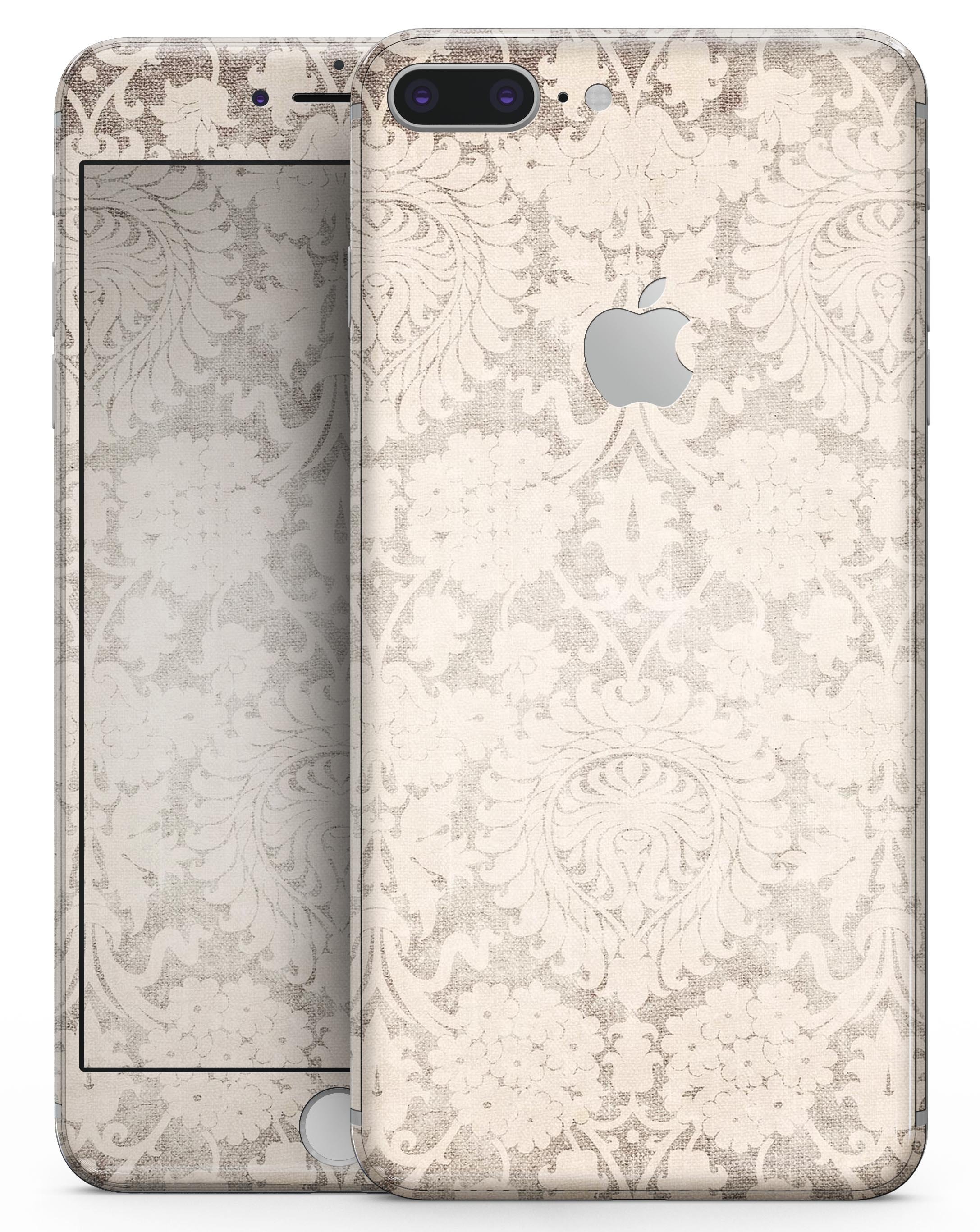 Faded Grunge Pattern Skin-kit for iPhone 8 and 8 Plus, showcasing a stylish design with a textured finish.