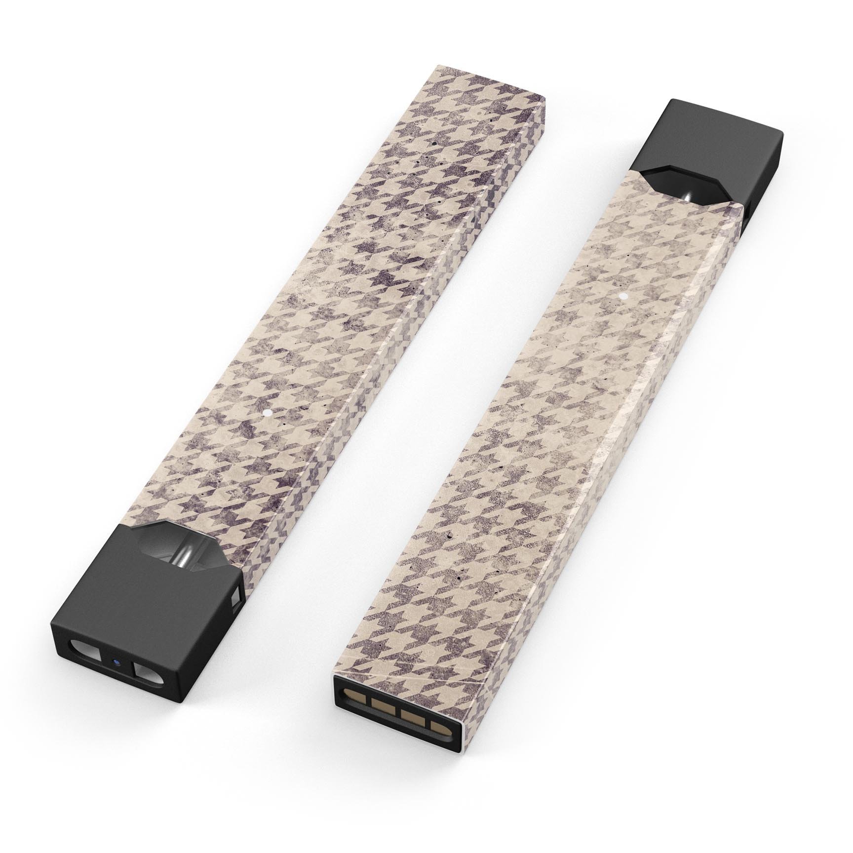 Faded Sharp Black and White Pattern decal for JUUL vaping device, showcasing a stylish design with protective features.