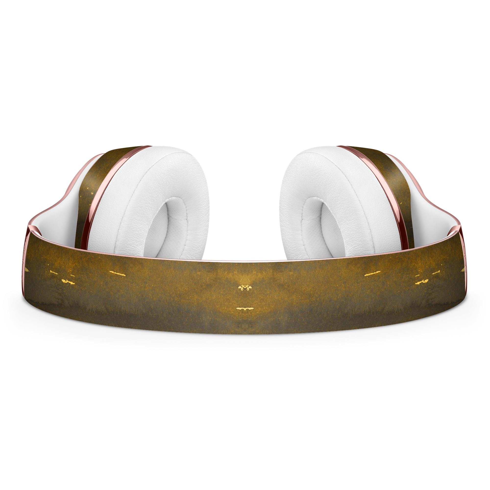 Fading Golden Fire Field Skin Kit for Beats by Dre Solo 3 Wireless Headphones, showcasing vibrant colors and a sleek design.