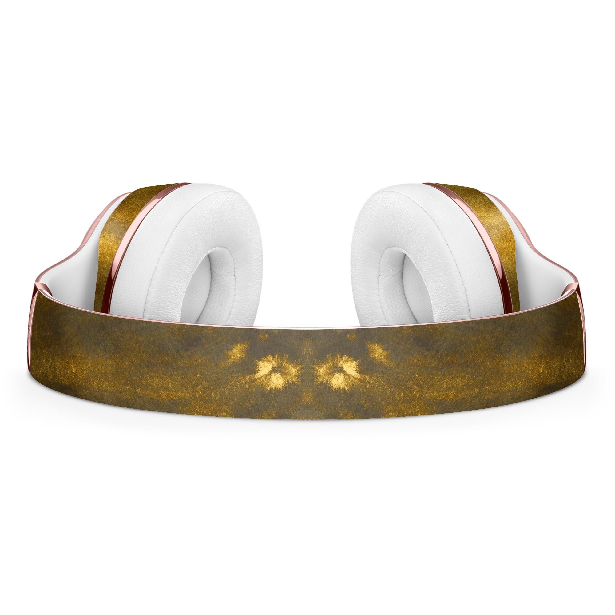 Fading Golden Fire Field V2 Full-Body Skin Kit for Beats by Dre Solo 3 Wireless Headphones, showcasing vibrant colors and sleek design.