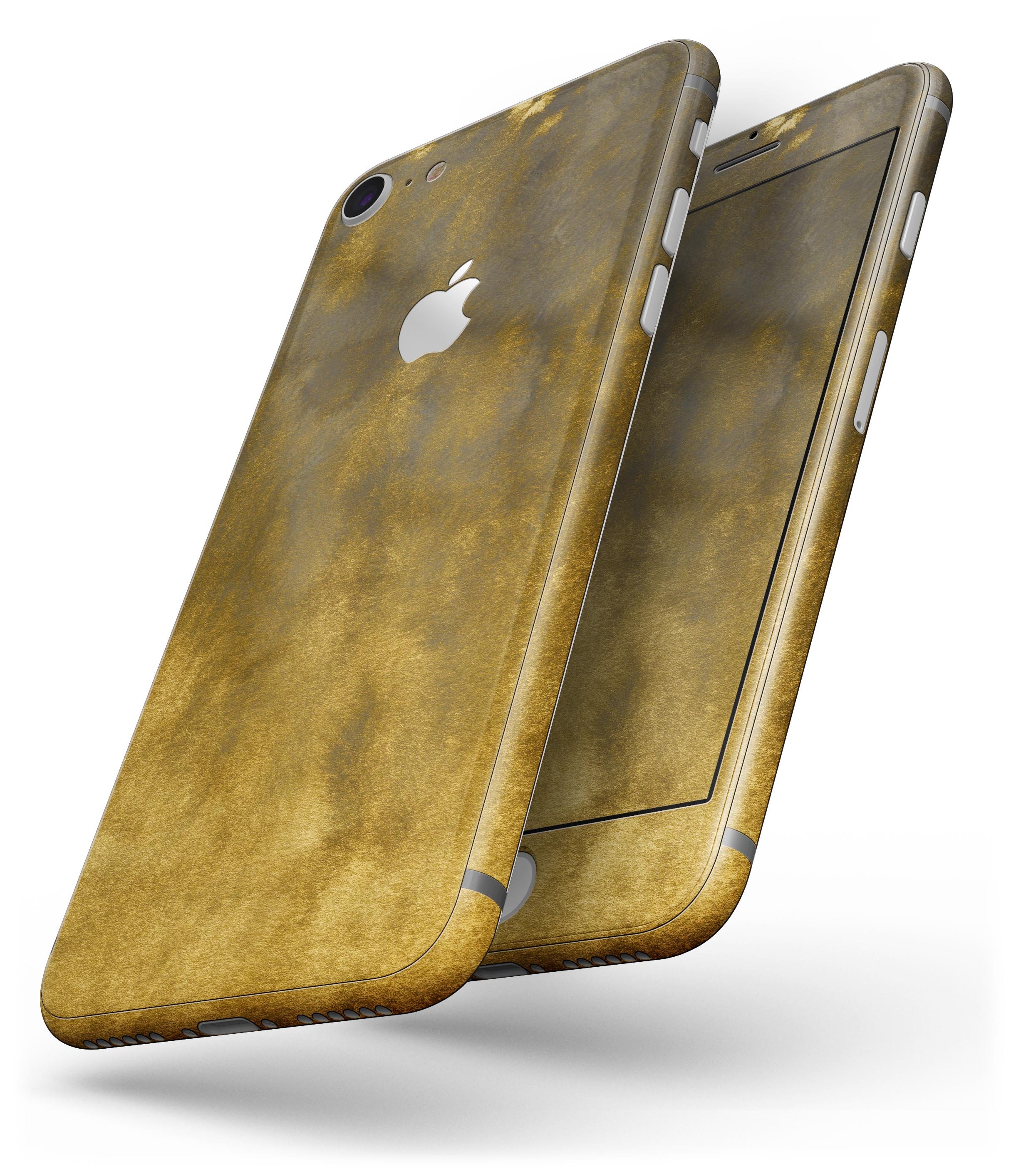 Fading Golden Fire Field V2 skin for iPhone 8 and 8 Plus, showcasing a vibrant golden design with a smooth finish.