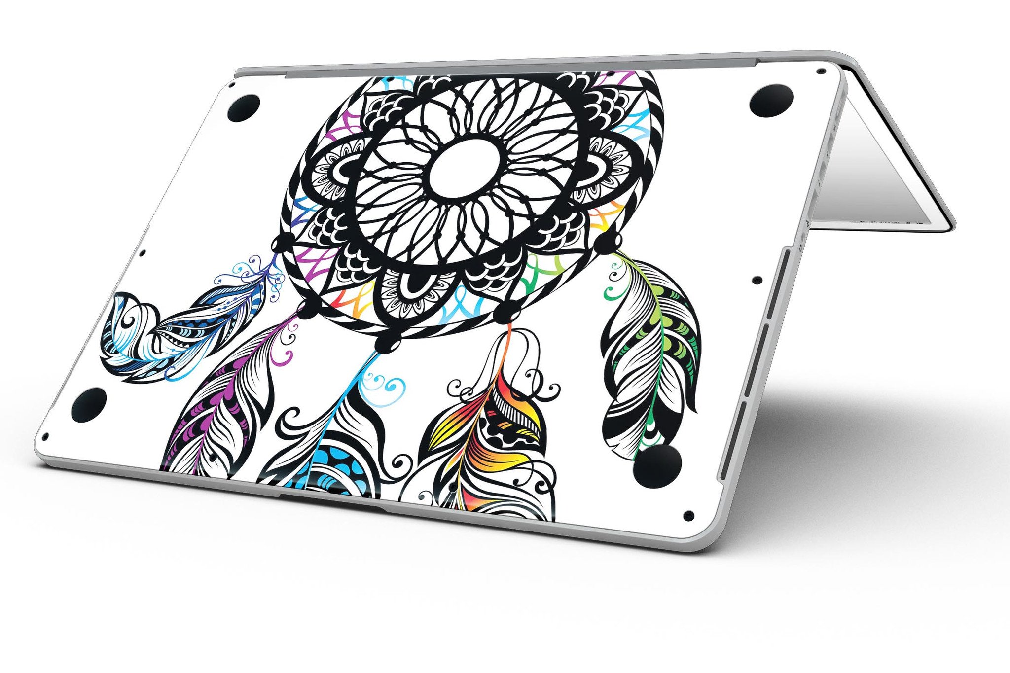 Fancy Dreamcatcher skin for MacBook Pro with Retina Display, showcasing vibrant design and premium vinyl material.