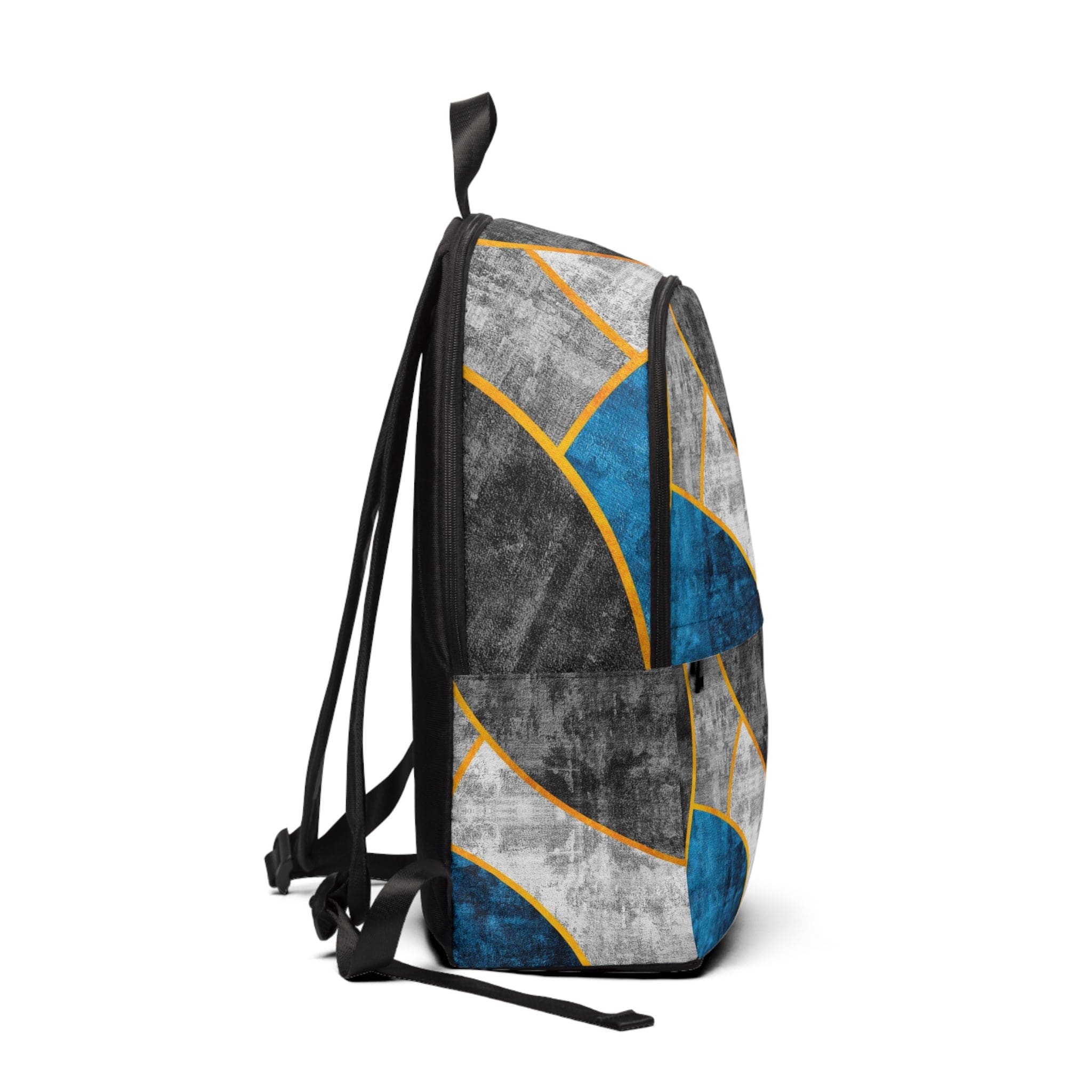 Fashion Backpack in Blue Grey, waterproof design with adjustable straps, perfect for urban adventures.