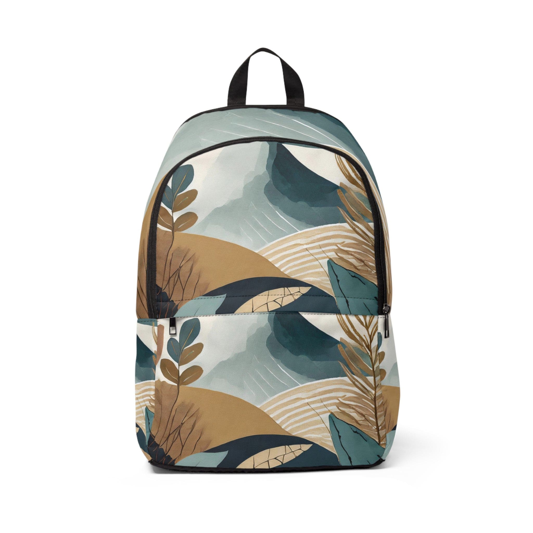 Fashion Backpack in Boho Style Print, featuring waterproof nylon material and adjustable straps, perfect for urban adventures.