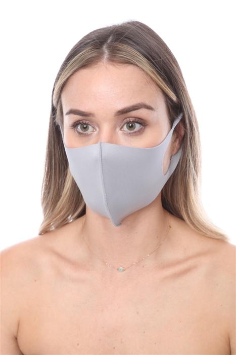 Dr. Agen Grey Face Mask made from antibacterial fabric, featuring a double-sided design for easy breathing, packaged in a set of 10.