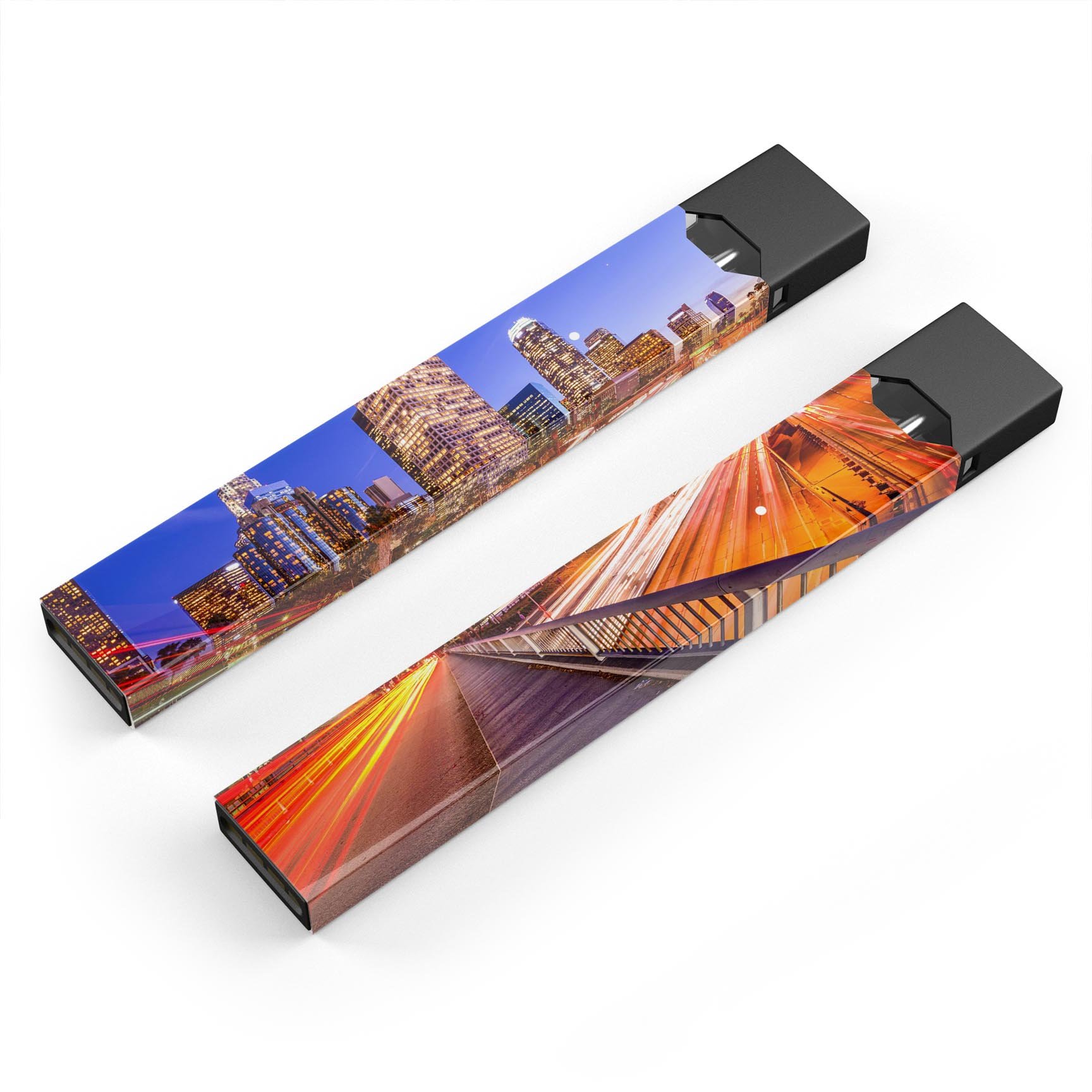 Fast City Life premium decal skin-wrap sticker for JUUL device, showcasing vibrant design and protective features.