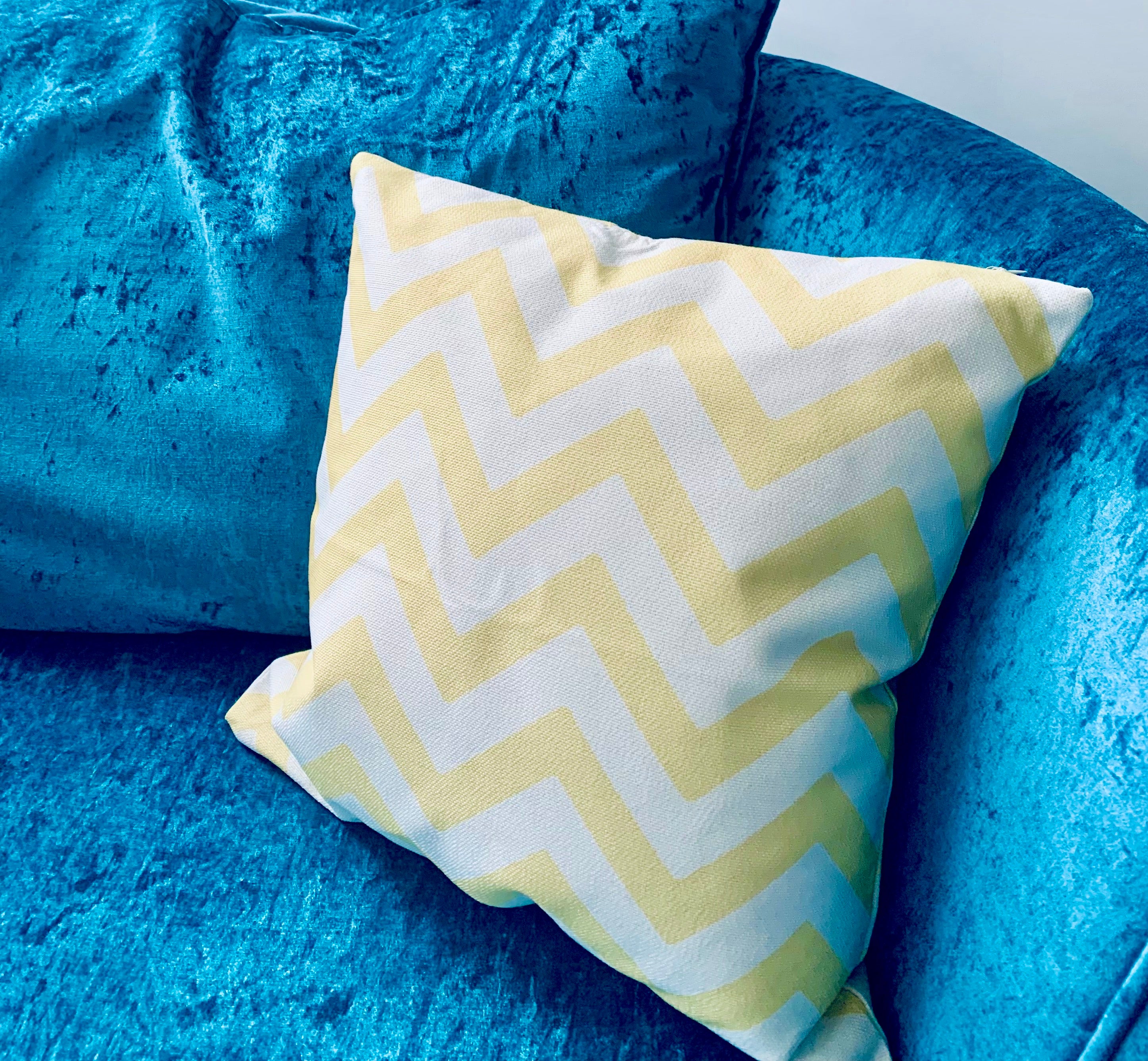 Faux Linen Geometric Cushion Cover featuring a stylish geometric pattern, perfect for modern home decor.