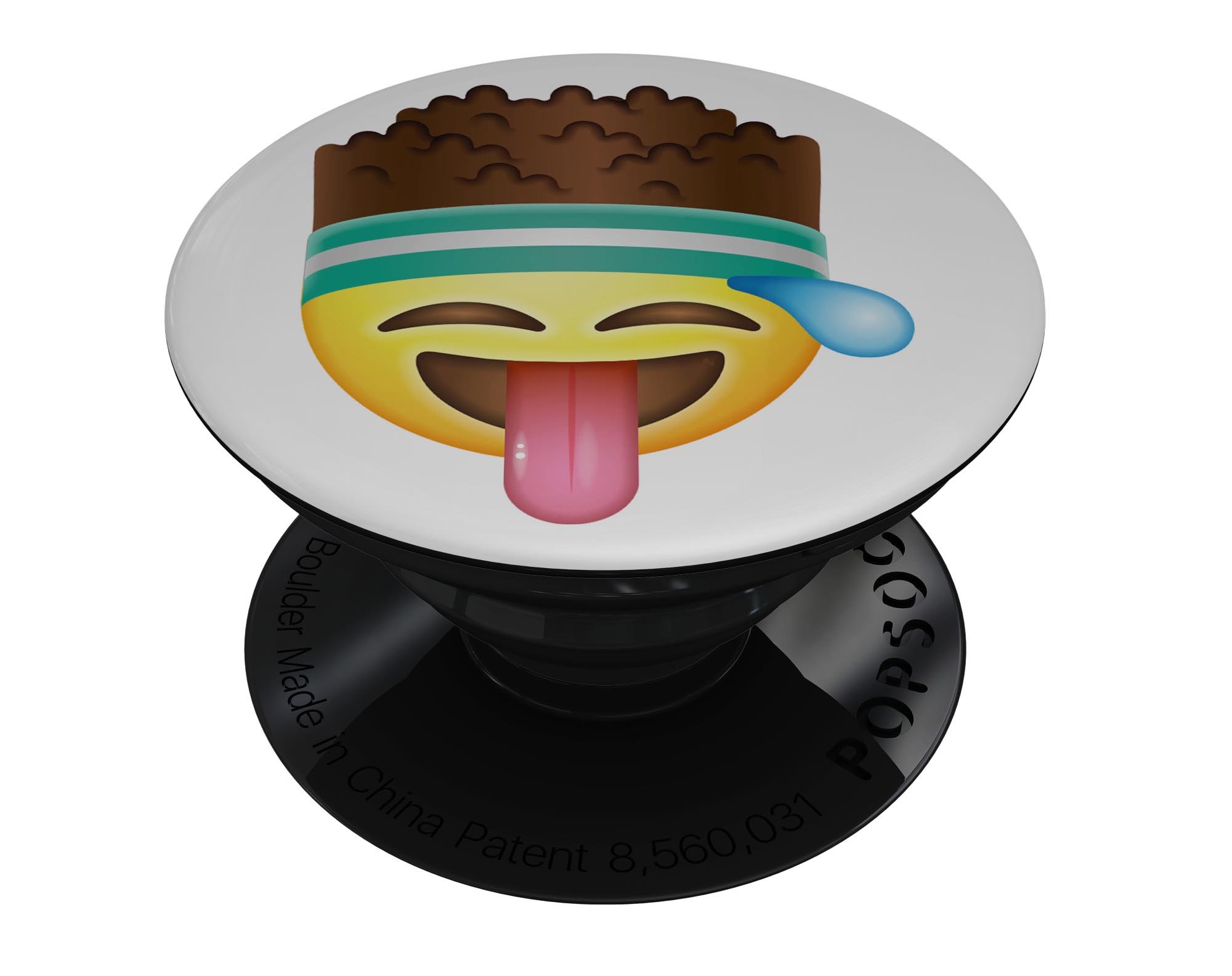 Fitness v1 Emoticon Emoji Skin Kit for PopSockets featuring vibrant emoticon designs on a premium vinyl material.