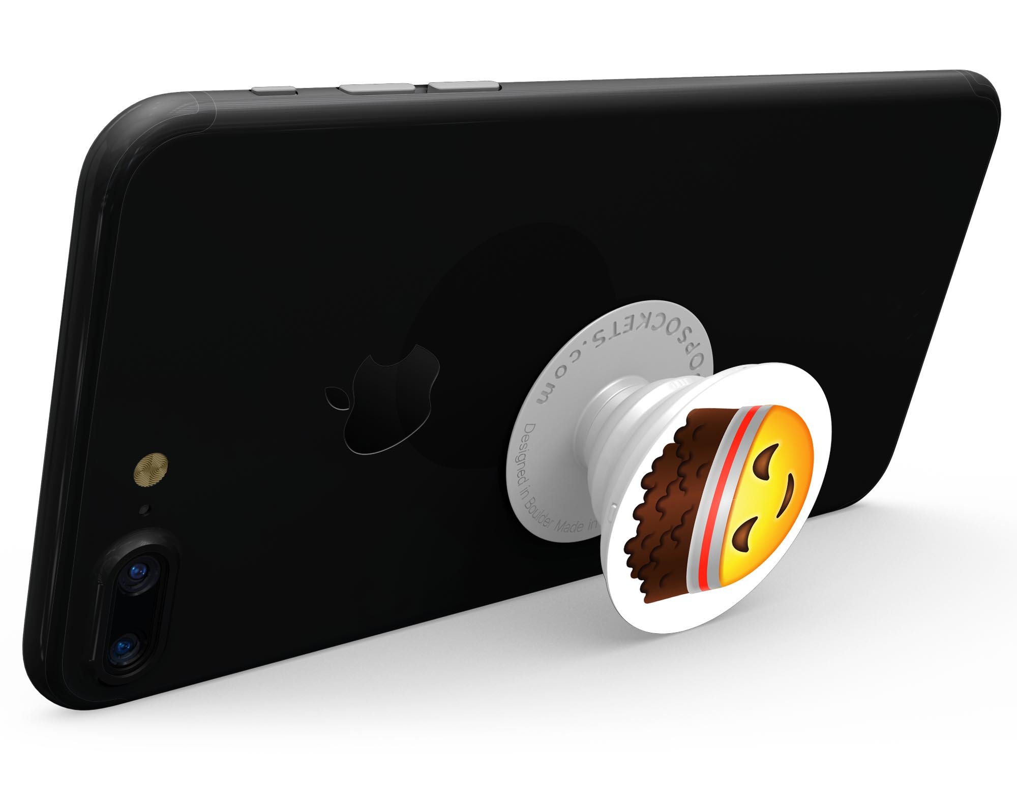 Fitness v3 Emoticon Emoji Skin Kit for PopSockets, showcasing vibrant emoticons on a durable vinyl surface.