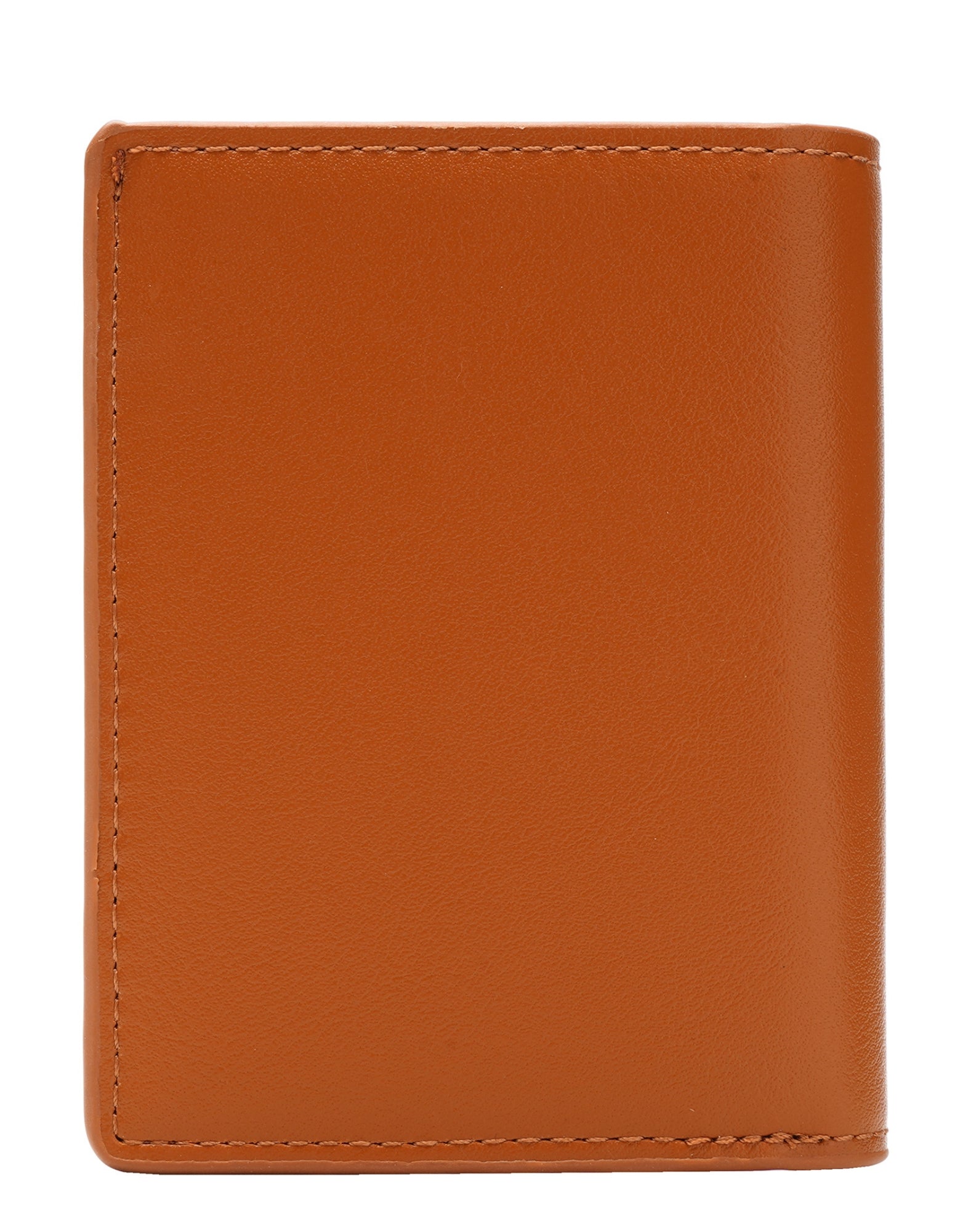 FITZROY AirTag Wallet in Tan, made from premium vegan leather with RFID blocking technology, designed for secure storage of cards and cash.