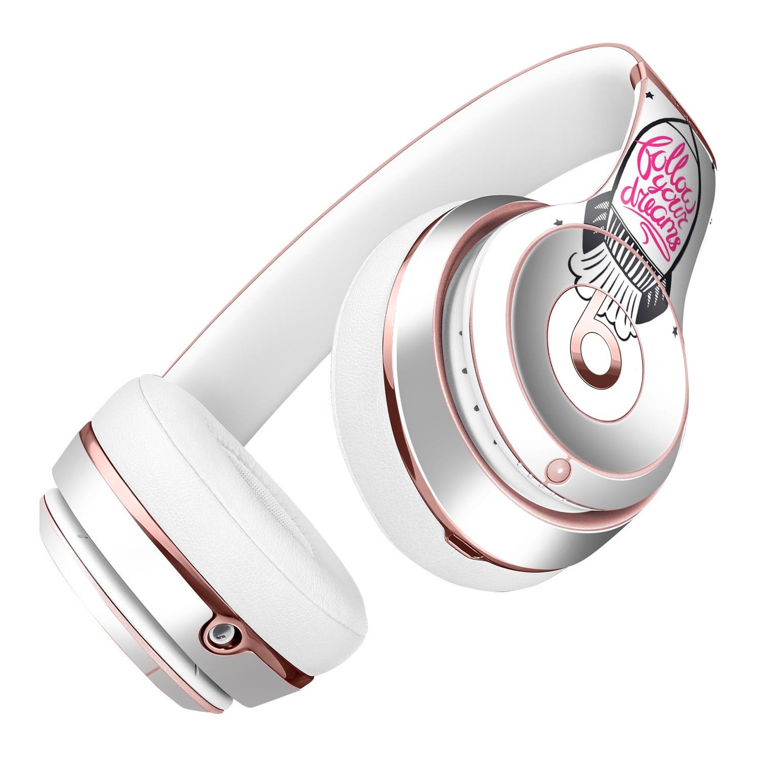 Follow Your Dreams Full-Body Skin Kit for Beats by Dre Solo 3, showcasing vibrant graphics and premium vinyl material.