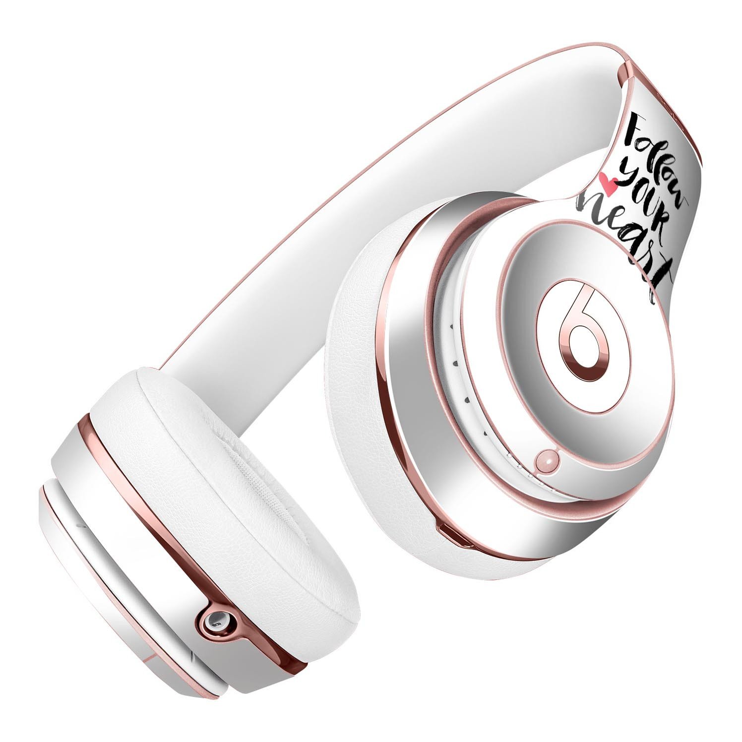 Follow Your Heart V2 Full-Body Skin Kit for Beats by Dre Solo 3, showcasing vibrant designs and a perfect fit.