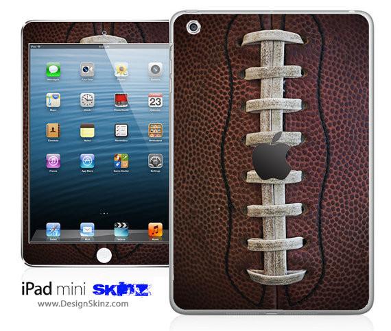 Football Laces iPad Skin featuring a stylish design with high-quality vinyl for protection and personalization.