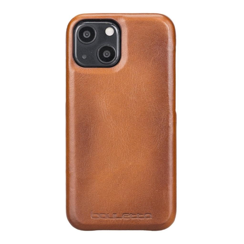 Full Leather Coating Back Cover for Apple iPhone 13 Series, showcasing premium leather finish and precise cutouts for buttons and ports.