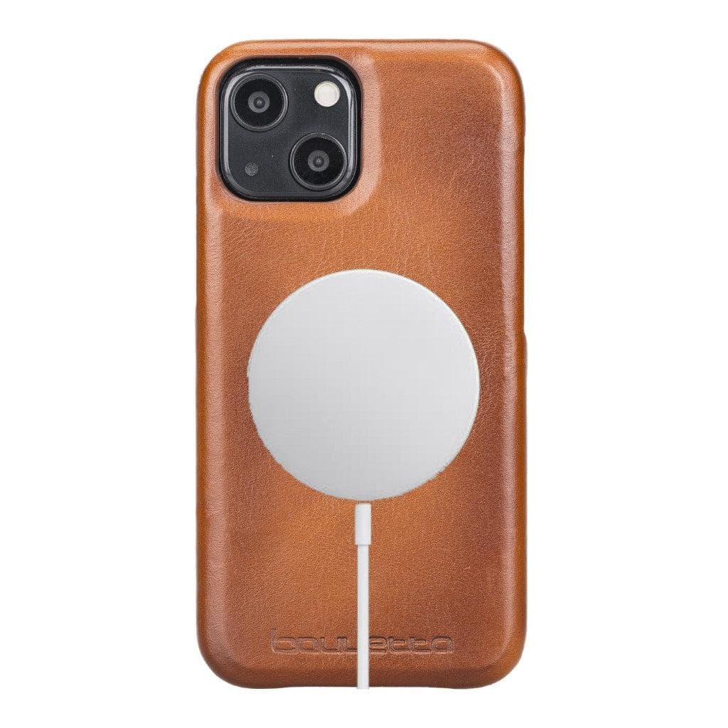 Full Leather Coating Back Cover for Apple iPhone 13 Series, showcasing premium leather finish and precise cutouts for buttons and ports.