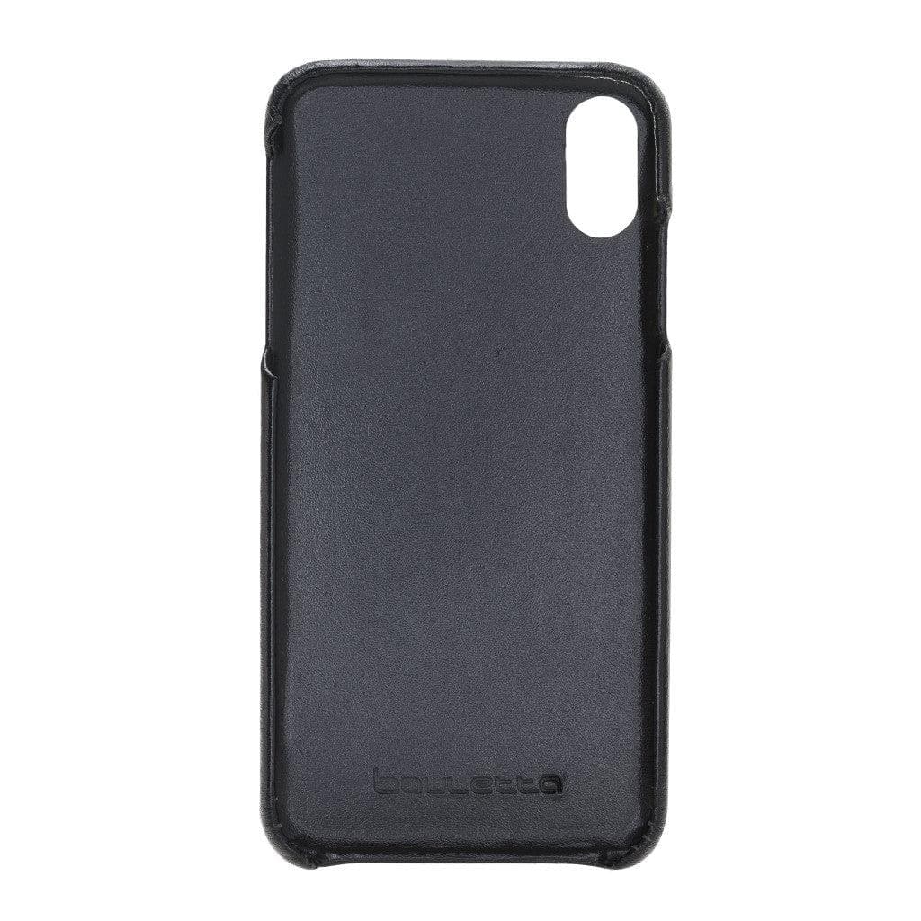 Full Leather Coating Detachable Wallet Case for Apple iPhone X Series, showcasing premium leather, card slots, and kick-stand feature.