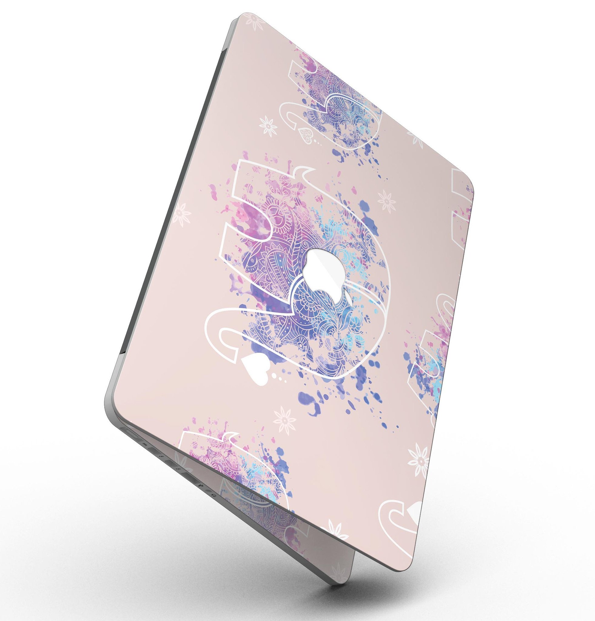 Fun Sacred Elephants design skin for MacBook Pro with Retina Display, showcasing vibrant colors and intricate patterns.