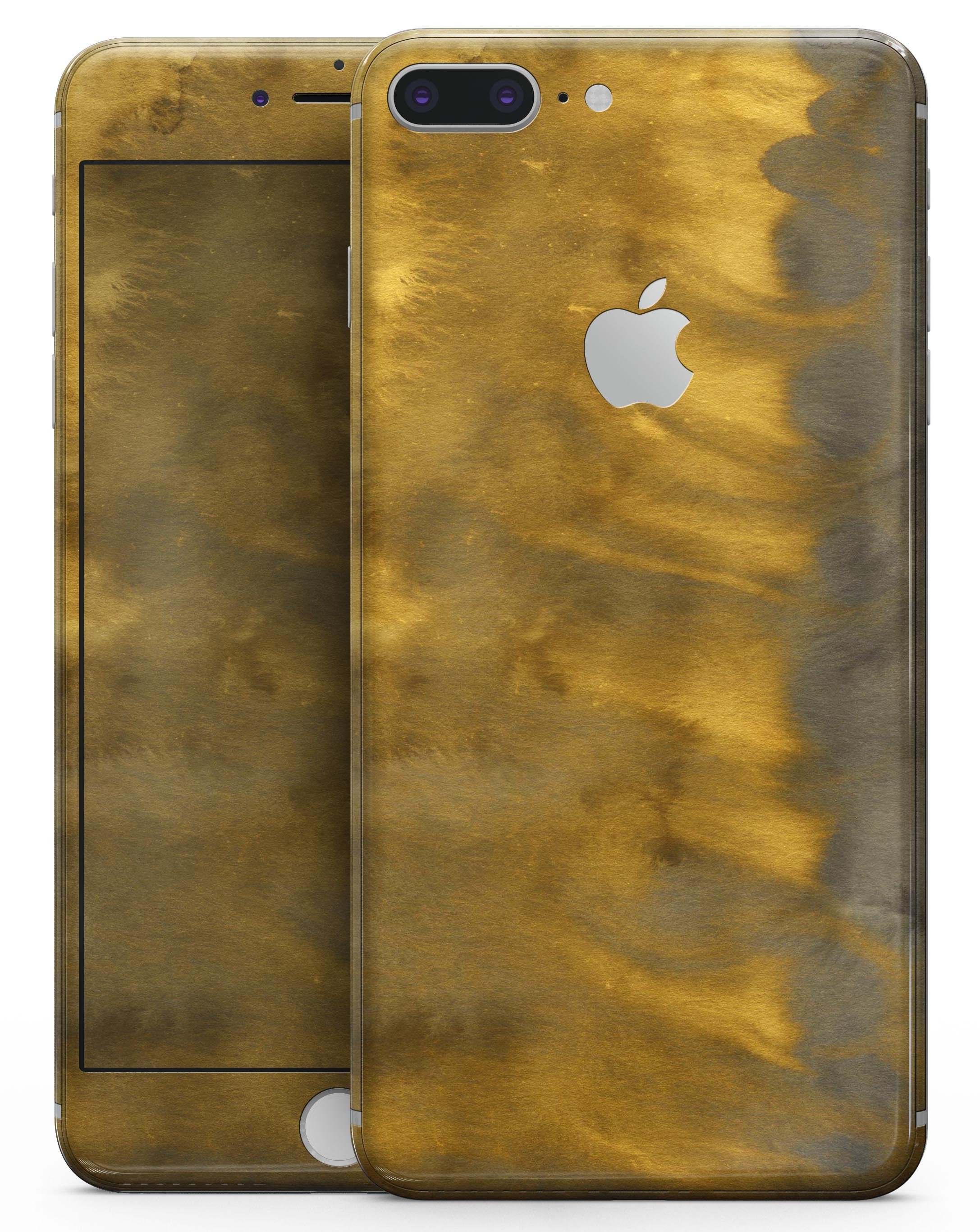 Furry Golden Explosion skin for iPhone 8 and 8 Plus, showcasing vibrant colors and unique design.