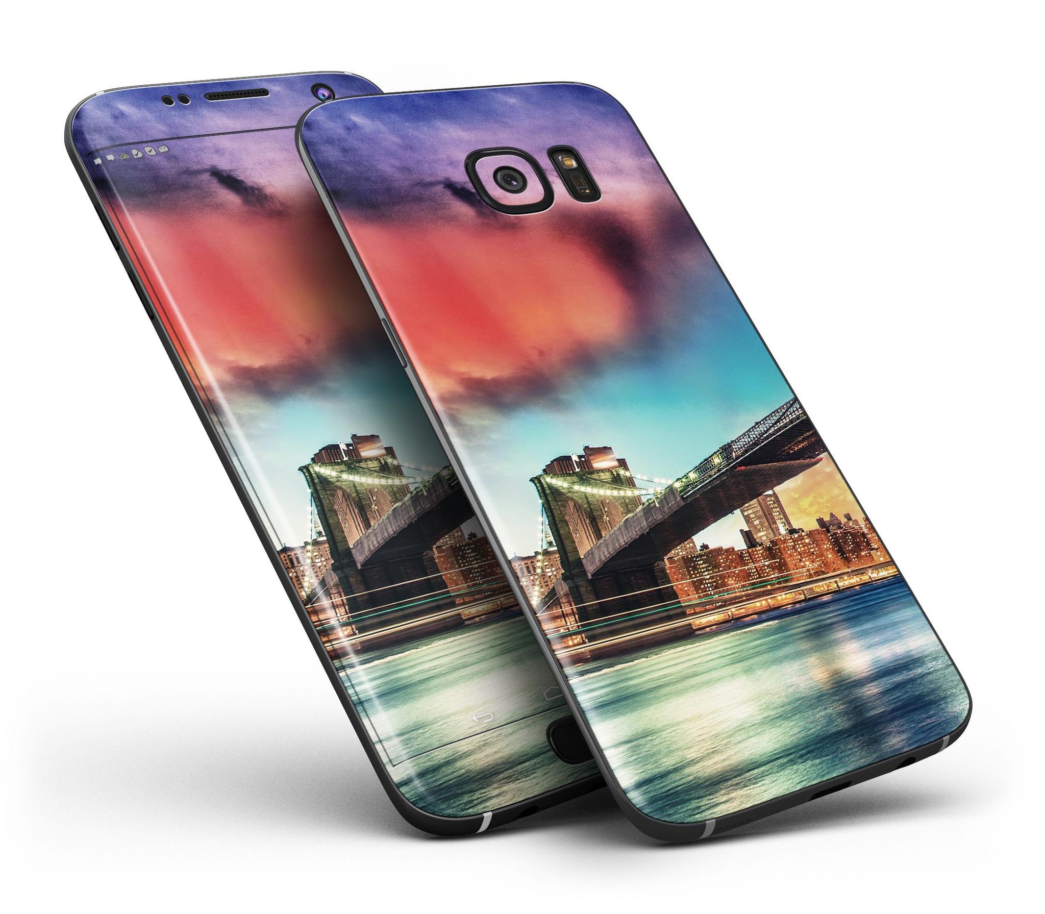 Fusion NYC Overlook Full Body Skin-Kit for Samsung Galaxy S7, showcasing premium vinyl design and stylish finish options.