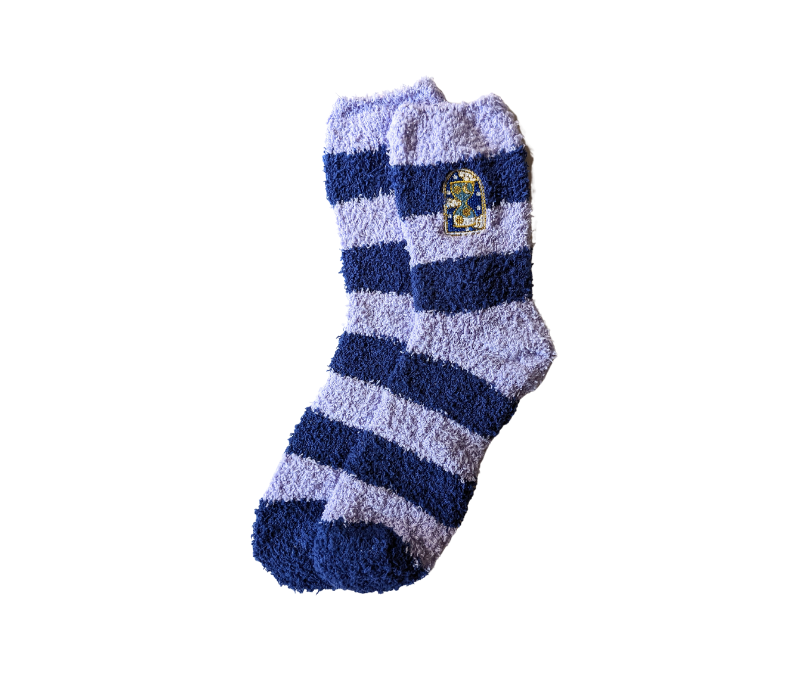 Cozy Fuzzy Dreams Socks in soft organic cotton, perfect for chilly nights by the fire.