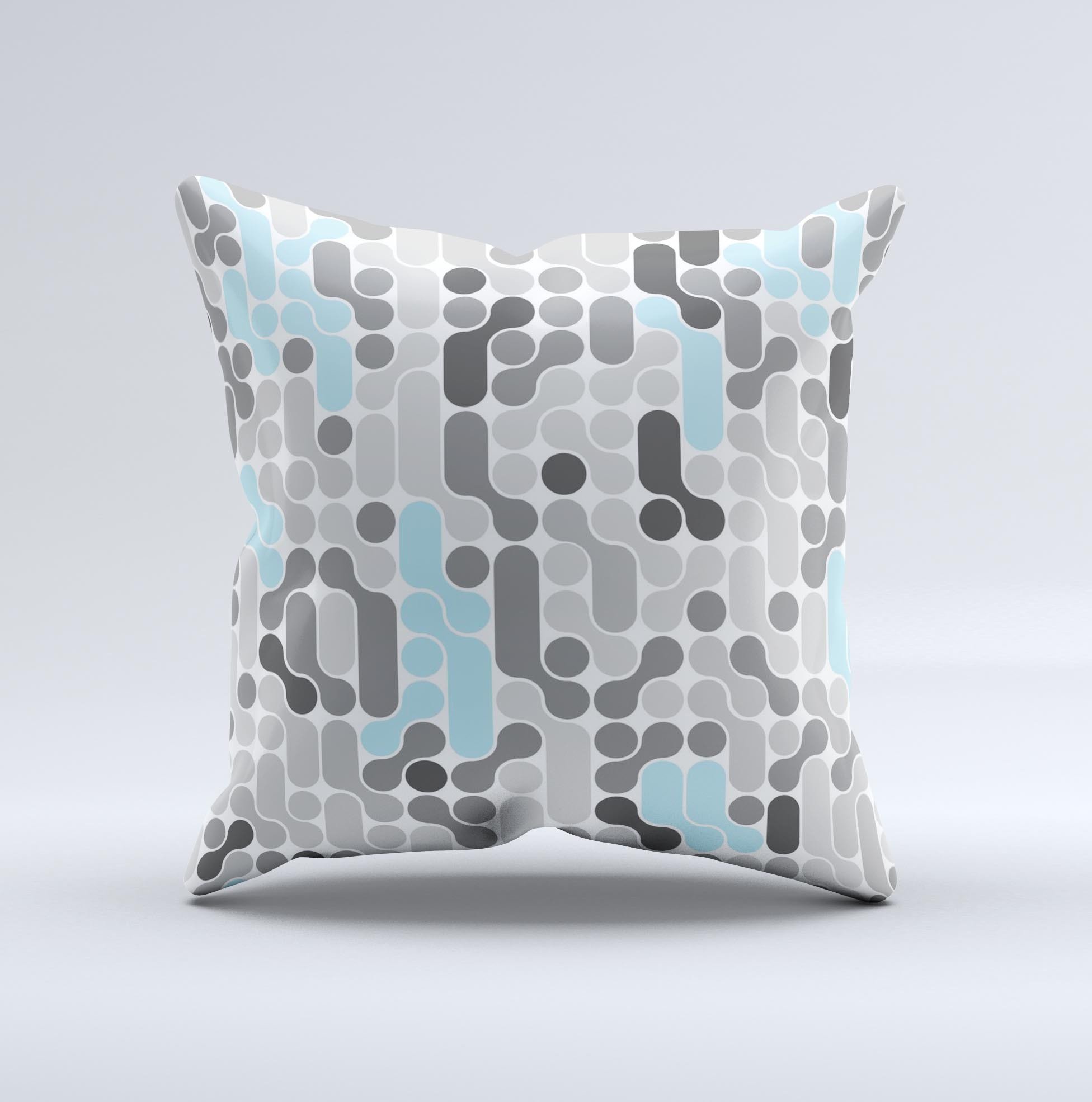 Genetics Ink-Fuzed Decorative Throw Pillow featuring unique hand-produced graphic design, crafted in Virginia with high-quality materials.