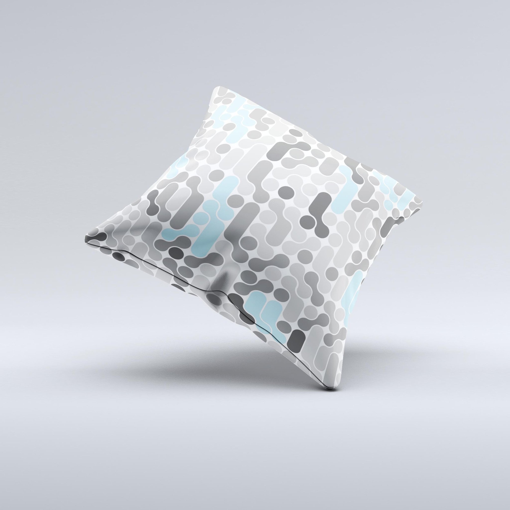 Genetics Ink-Fuzed Decorative Throw Pillow featuring unique hand-produced graphic design, crafted in Virginia with high-quality materials.