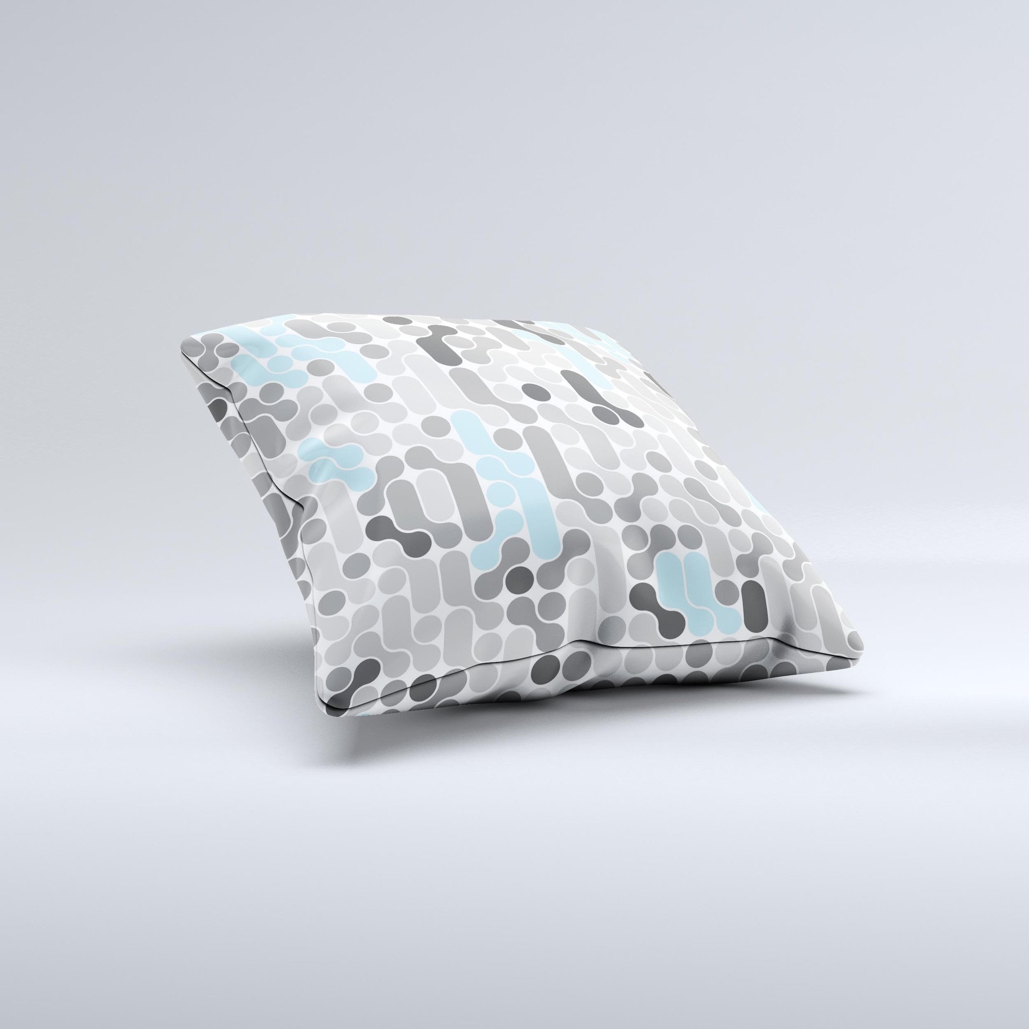 Genetics Ink-Fuzed Decorative Throw Pillow featuring unique hand-produced graphic design, crafted in Virginia with high-quality materials.