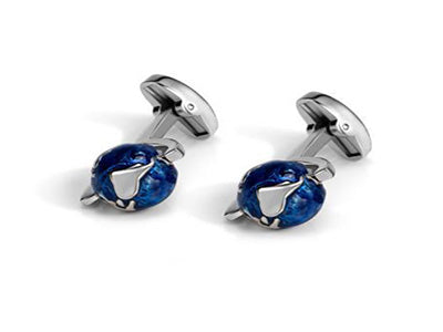 A pair of elegant Gentleman's World Cufflinks showcasing a global design, perfect for refined gentlemen.