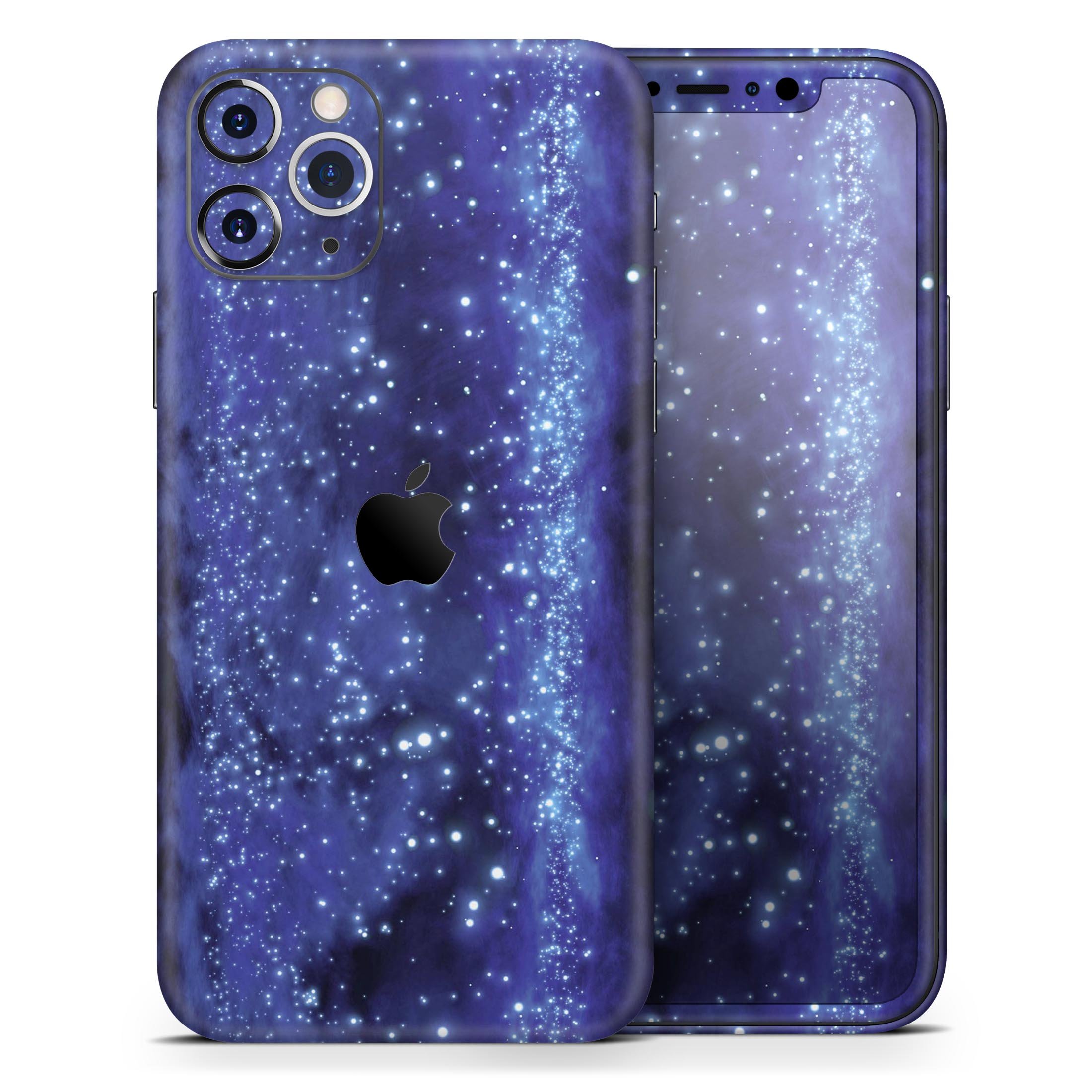 Glowing Purple V2 Orbs of Light skin for Apple iPhone, showcasing vibrant purple design on a sleek device.