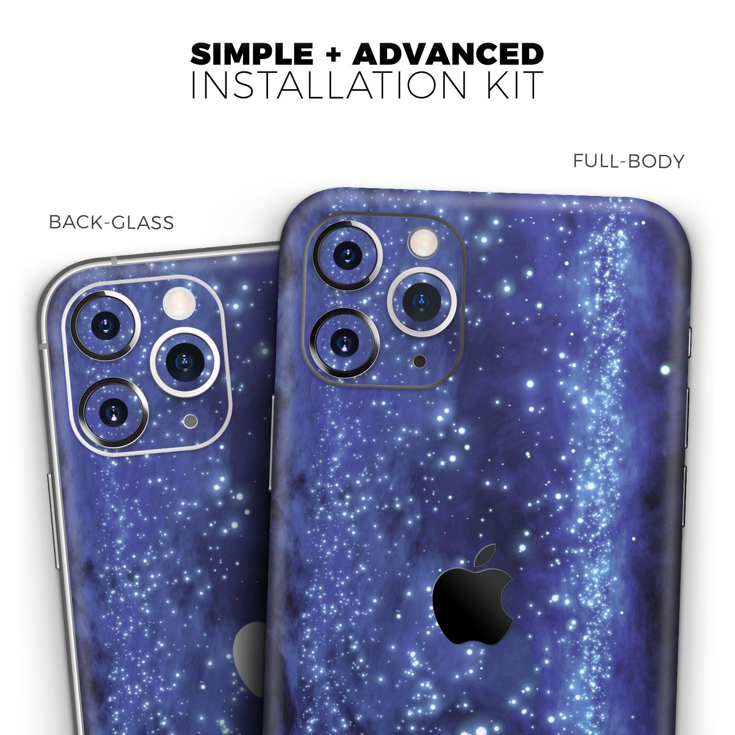 Glowing Purple V2 Orbs of Light skin for Apple iPhone, showcasing vibrant purple design on a sleek device.