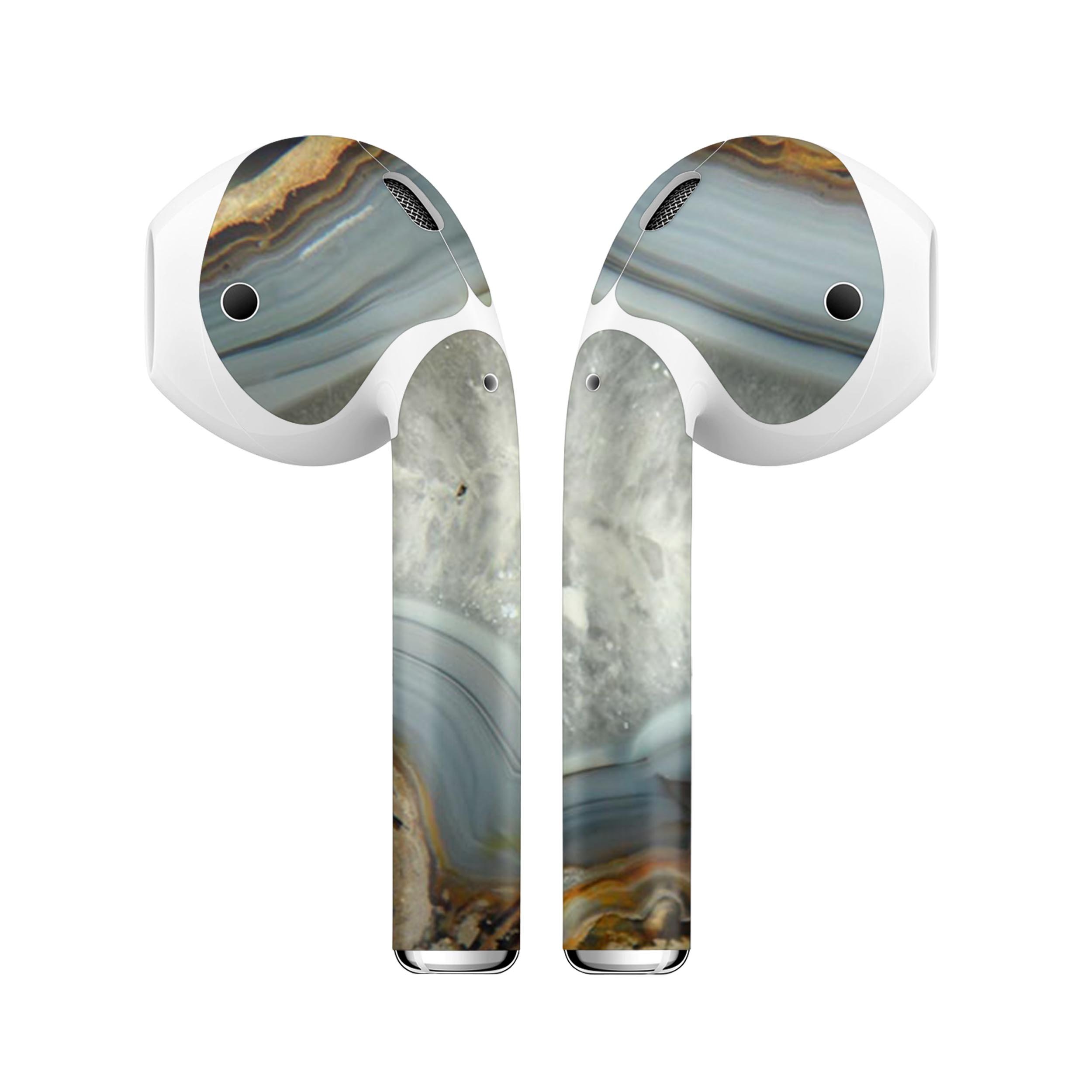 Gold Crystal Skin Decal Wrap Kit for Apple AirPods, showcasing a stylish design and high-quality finish.