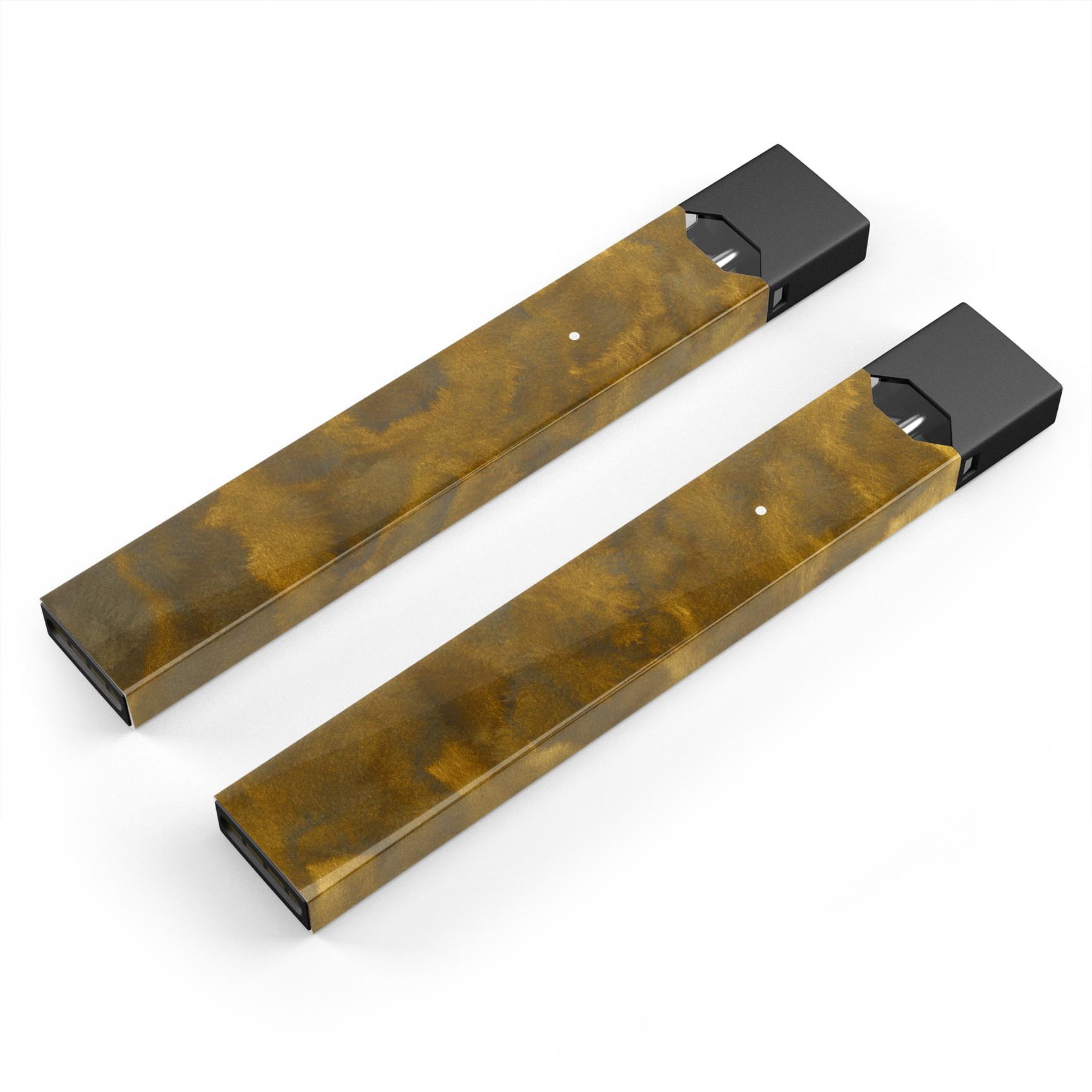 Gold Foiled V1 premium decal skin-wrap sticker designed for JUUL vaping device, showcasing a stylish gold foil finish.