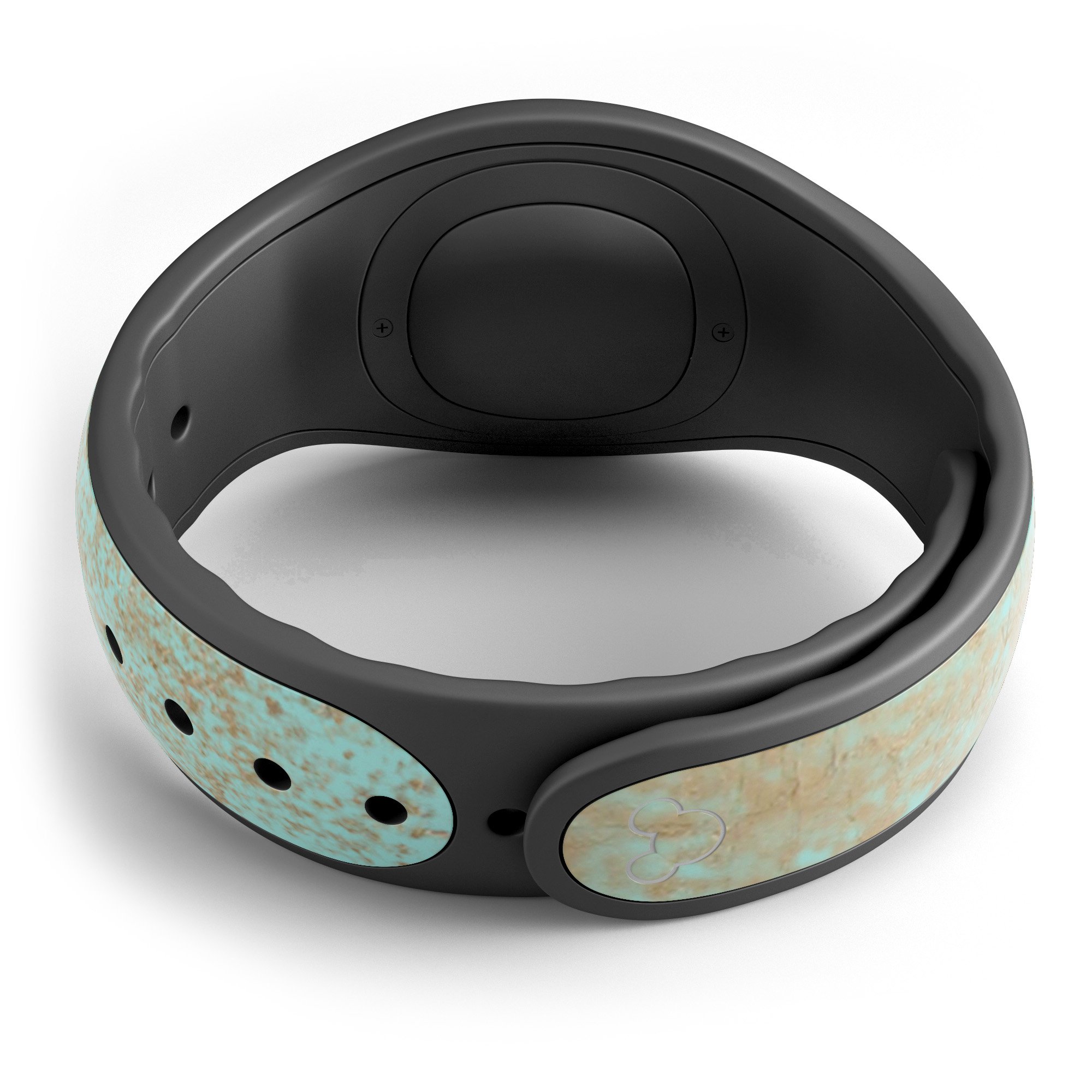 Gold Scratched Foil decal skin wrap kit for Disney Magic Band, showcasing a stylish design and high-quality finish.