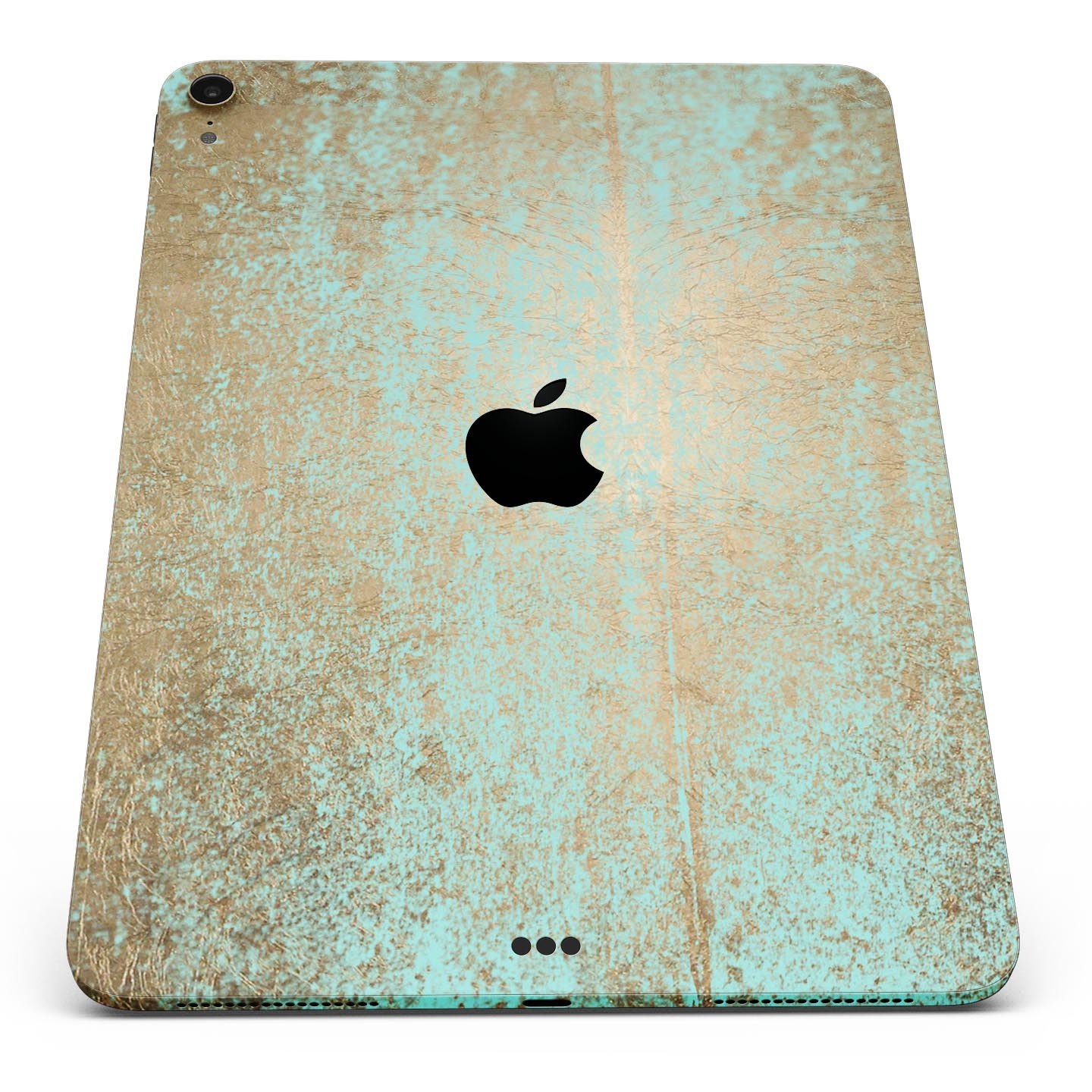 Gold Scratched Foil skin decal for Apple iPad Pro, showcasing a stylish design with premium 3M materials.