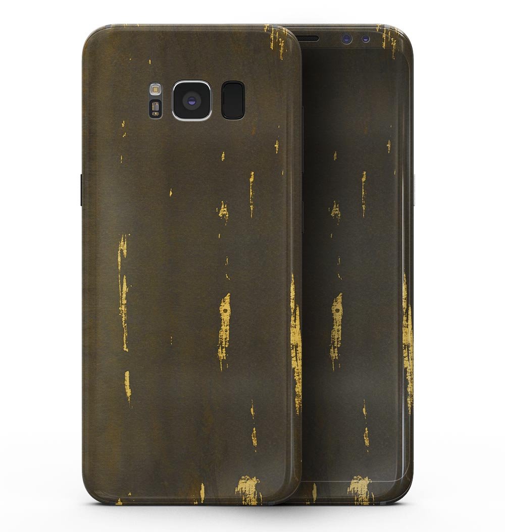 Gold Standard WaterColor Brushed V2 skin for Samsung Galaxy S8, showcasing vibrant colors and a sleek design.