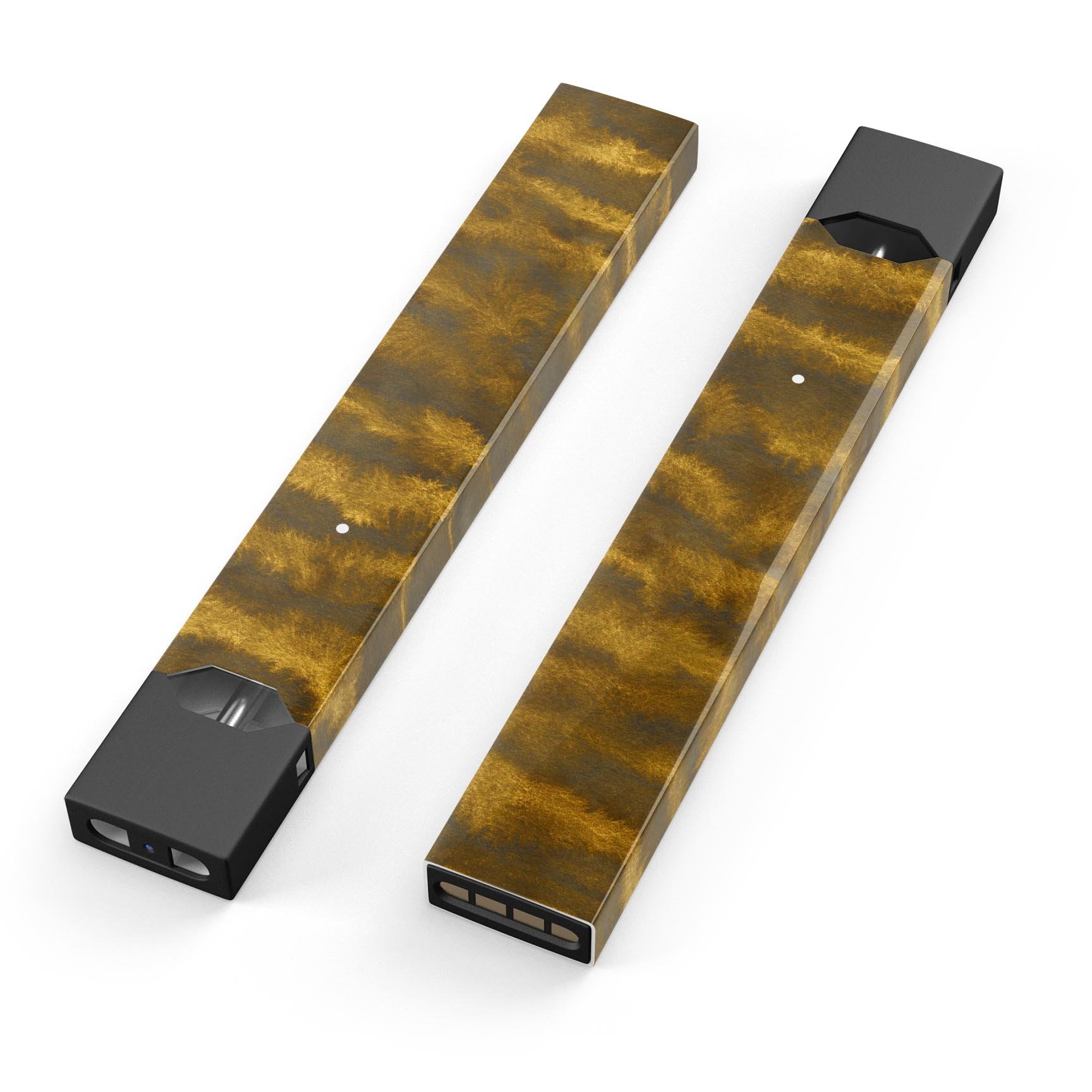 Gold Standard WaterColor Brushed V3 decal skin for JUUL vaping device, showcasing vibrant colors and premium design.