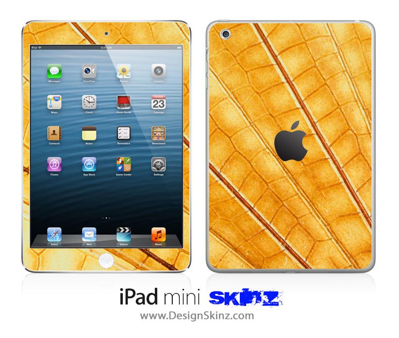 Gold Wing iPad Skin featuring a sleek design, high-quality vinyl material, and customizable options for personalization.