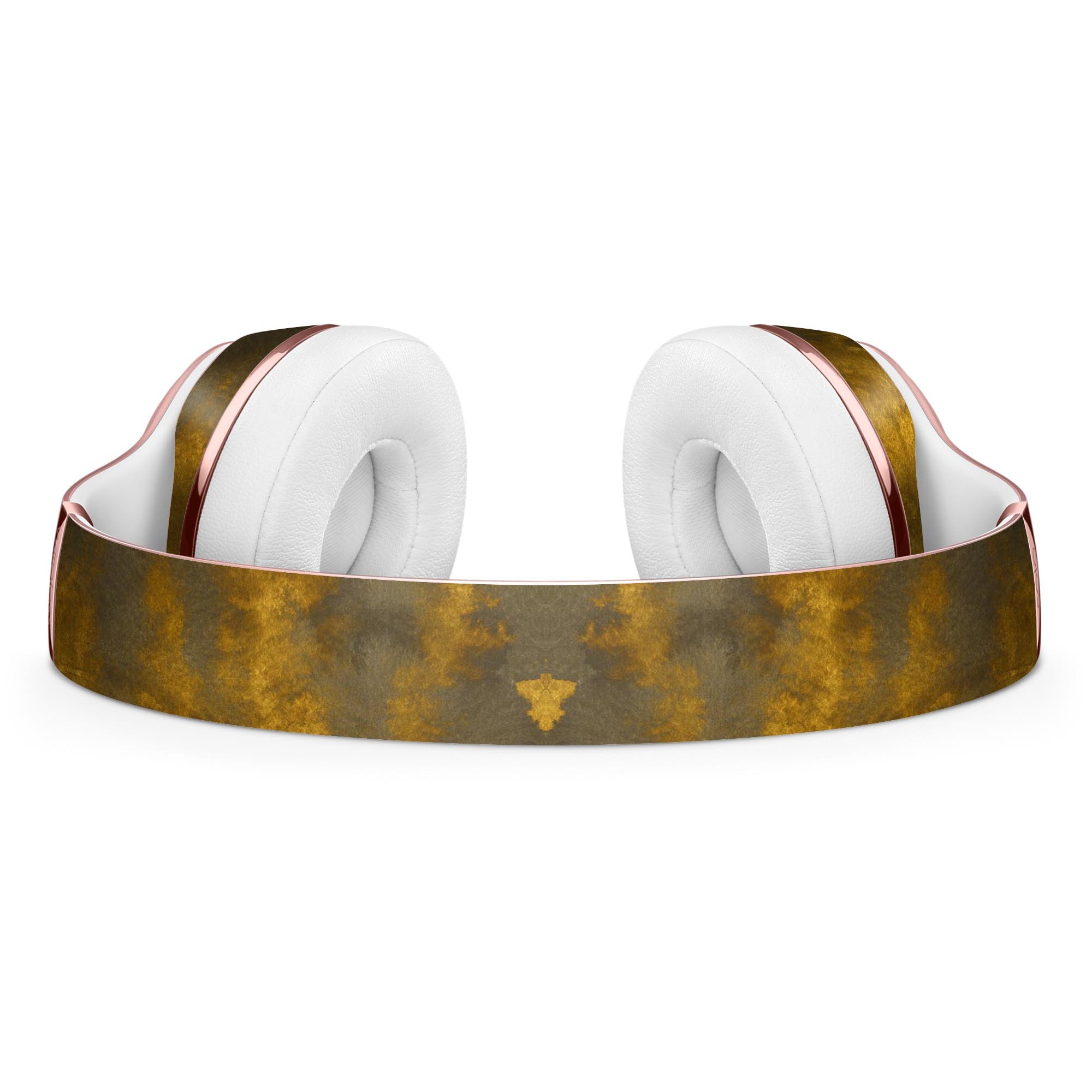 Golden Avalanche Full-Body Skin Kit for Beats by Dre Solo 3 Wireless Headphones, showcasing vibrant design and premium vinyl material.