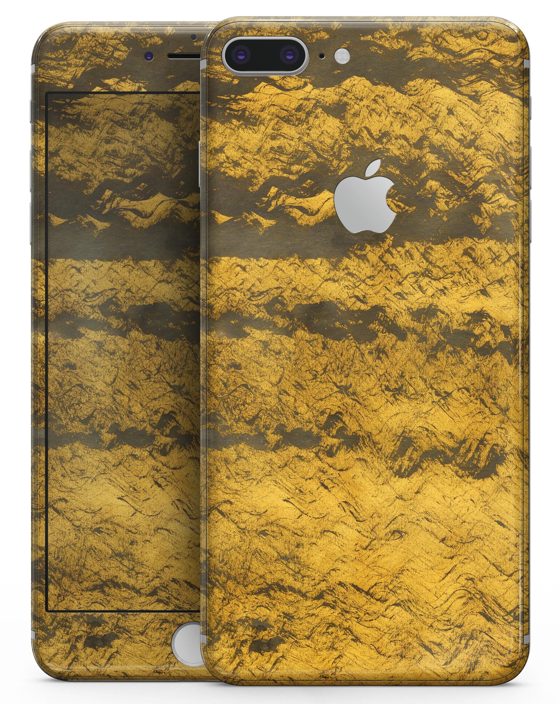 Golden Burnt Ramen V1 skin for iPhone 8 and 8 Plus, showcasing a vibrant design with a glossy finish.