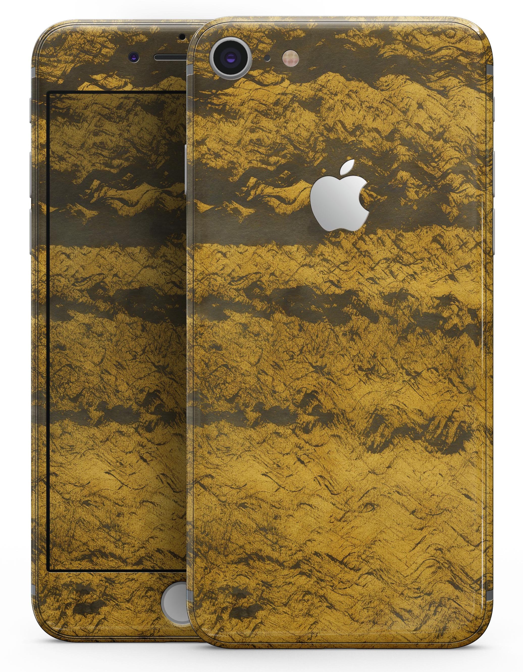 Golden Burnt Ramen V1 skin for iPhone 8 and 8 Plus, showcasing a vibrant design with a glossy finish.